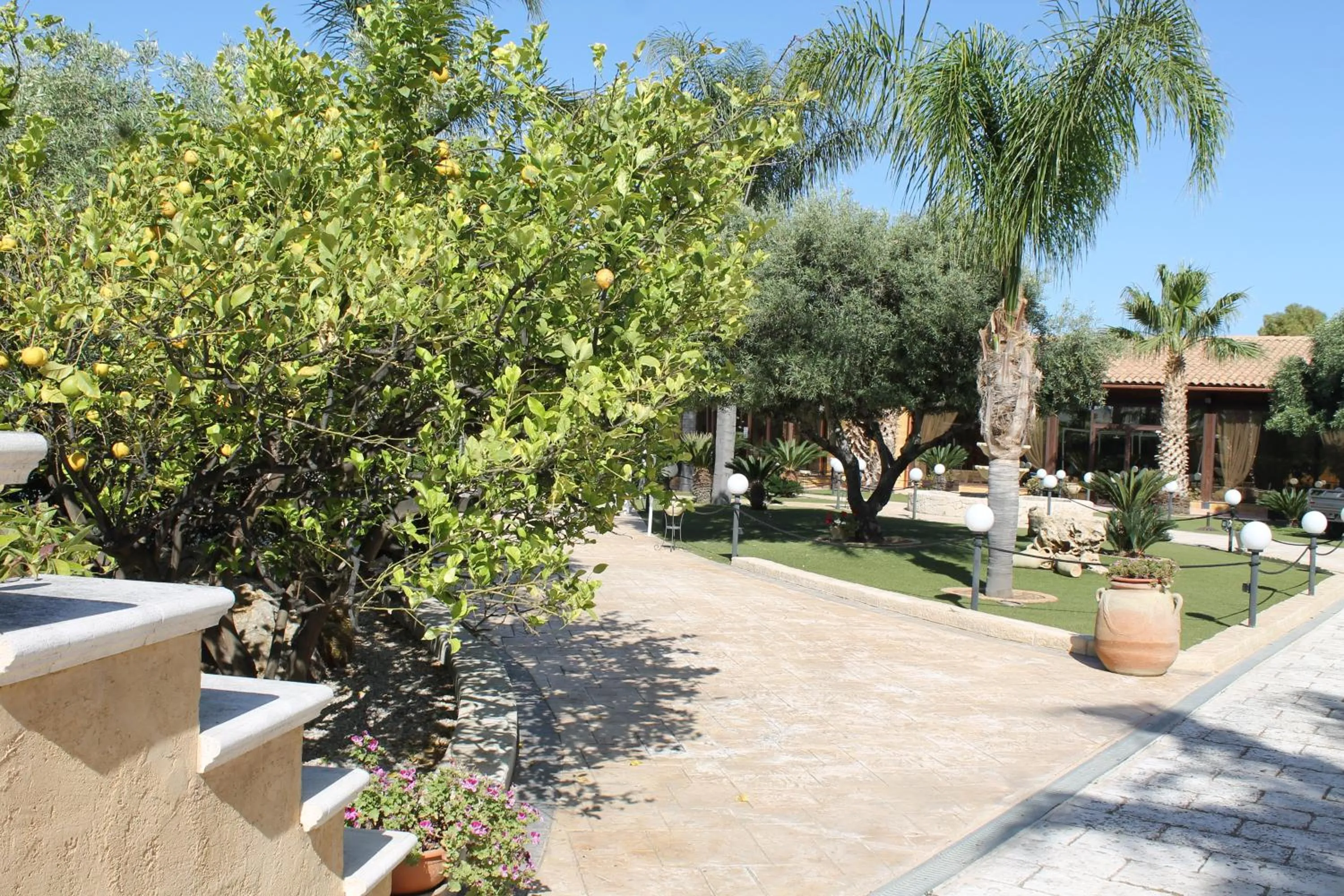 Garden view in Villa Alisia