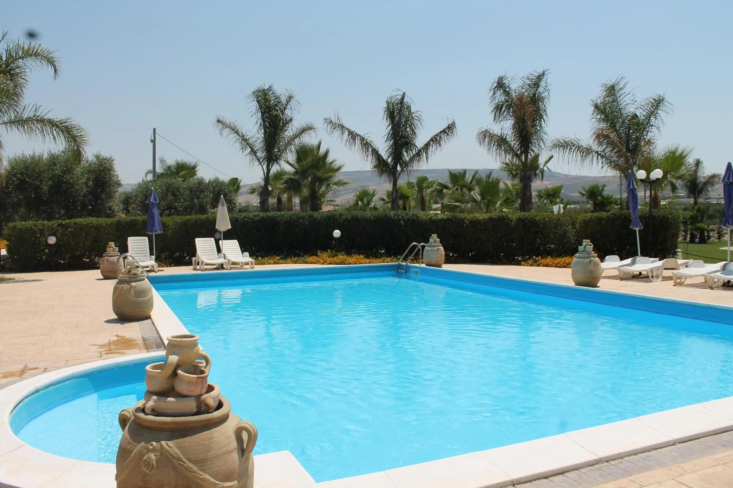 Pool view in Villa Alisia