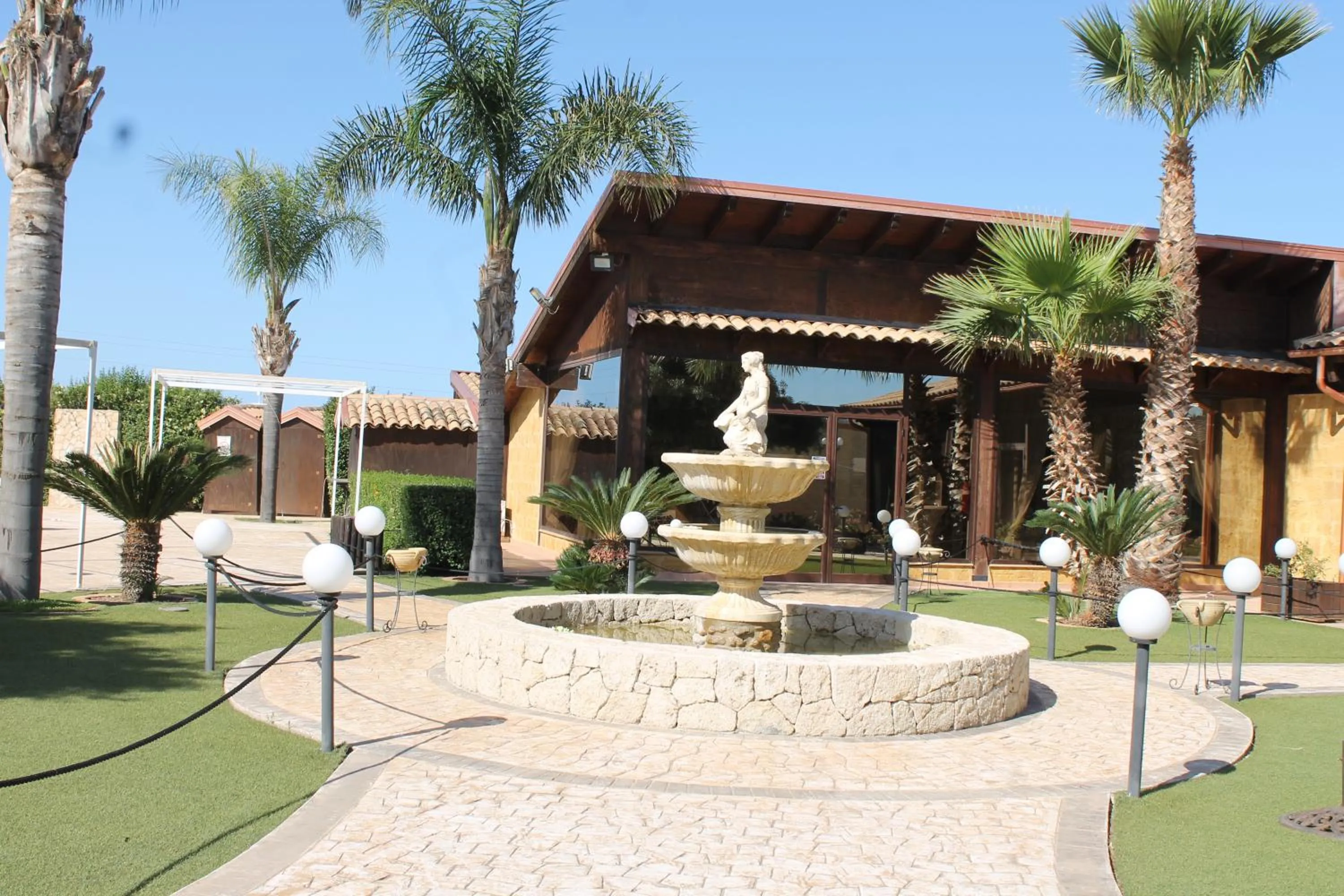 Garden view in Villa Alisia