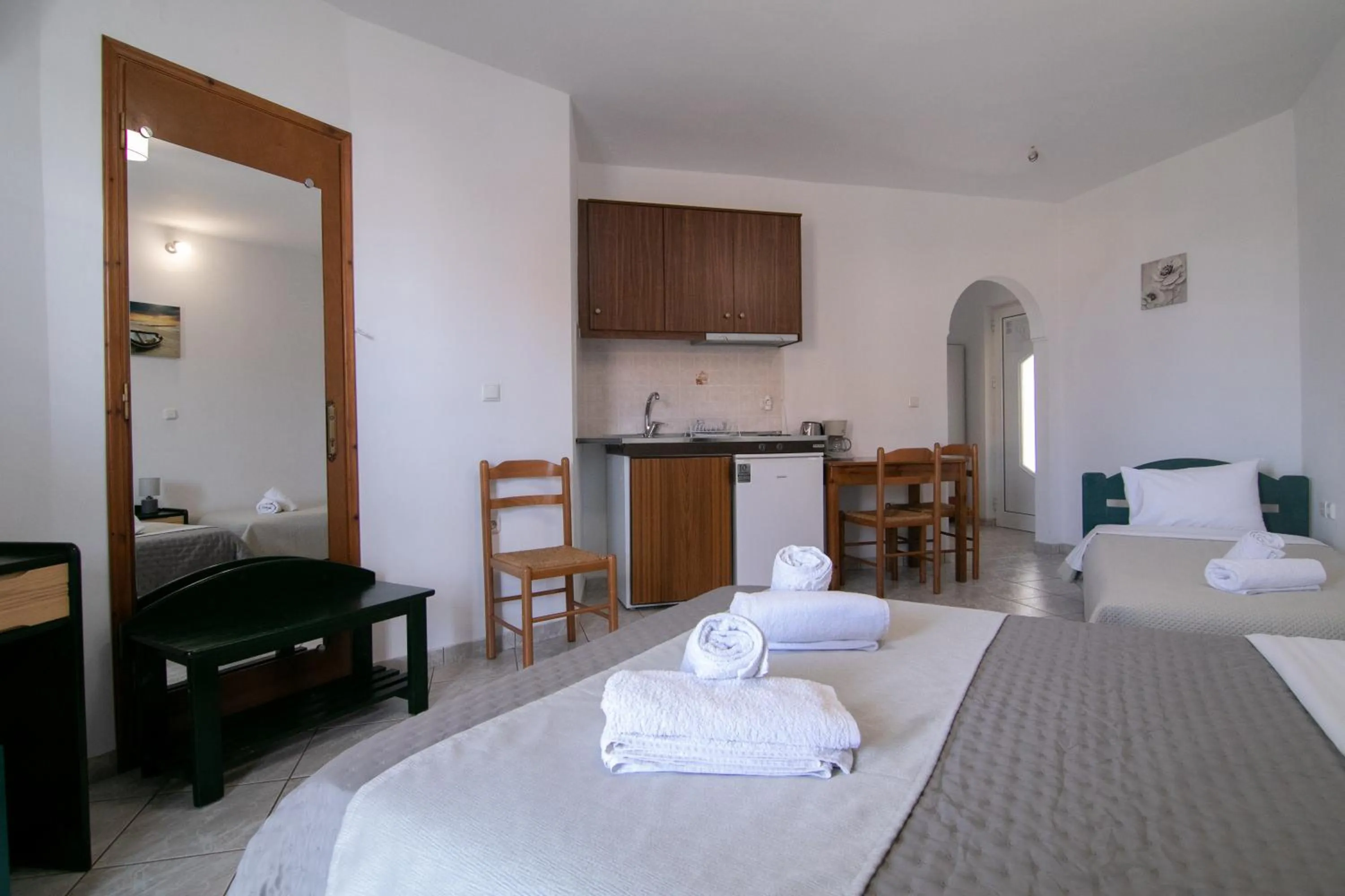 Bed in Malvasia Corner Studios - ex Romeo's House