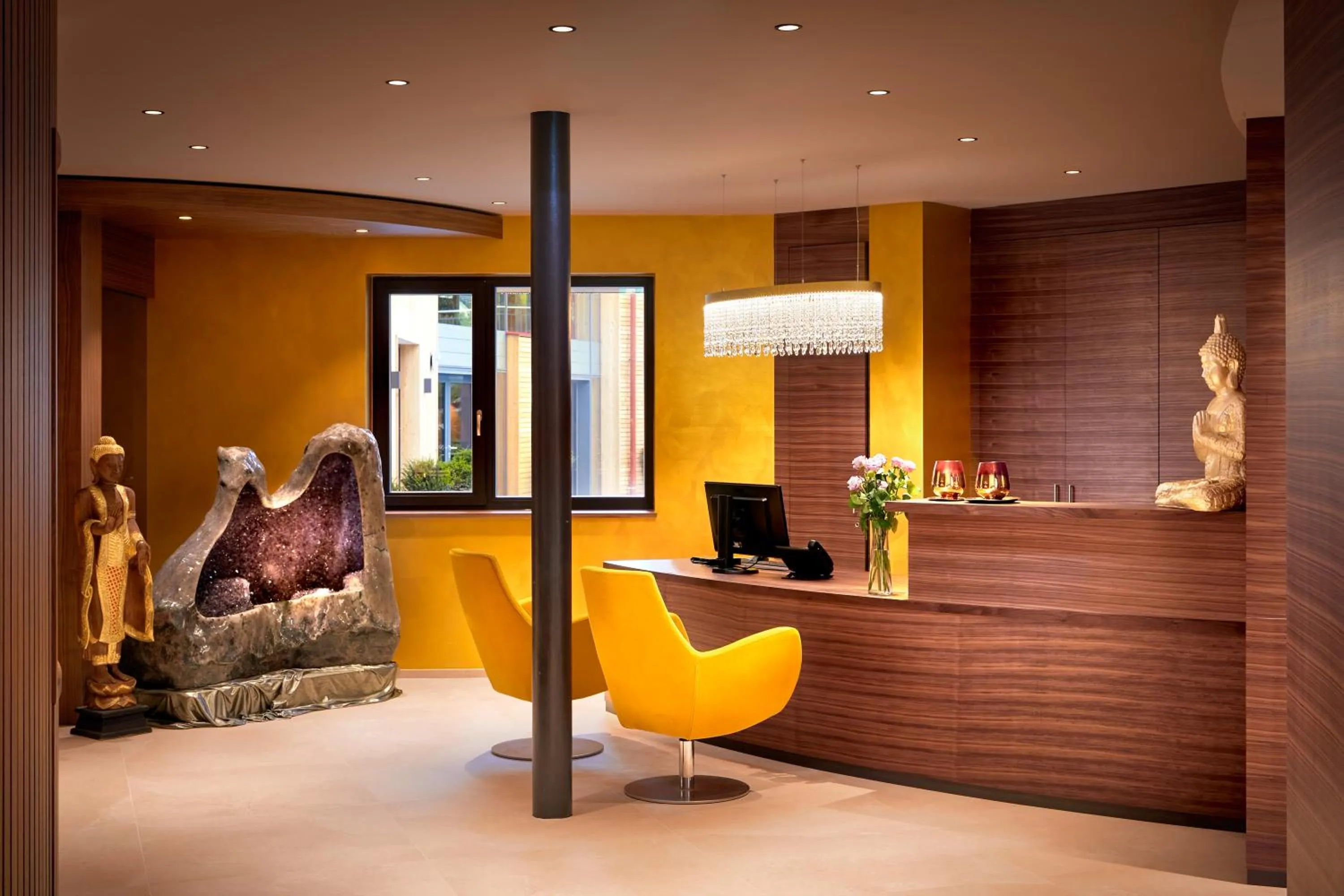 Lobby or reception in Ayurveda Resort MANDIRA