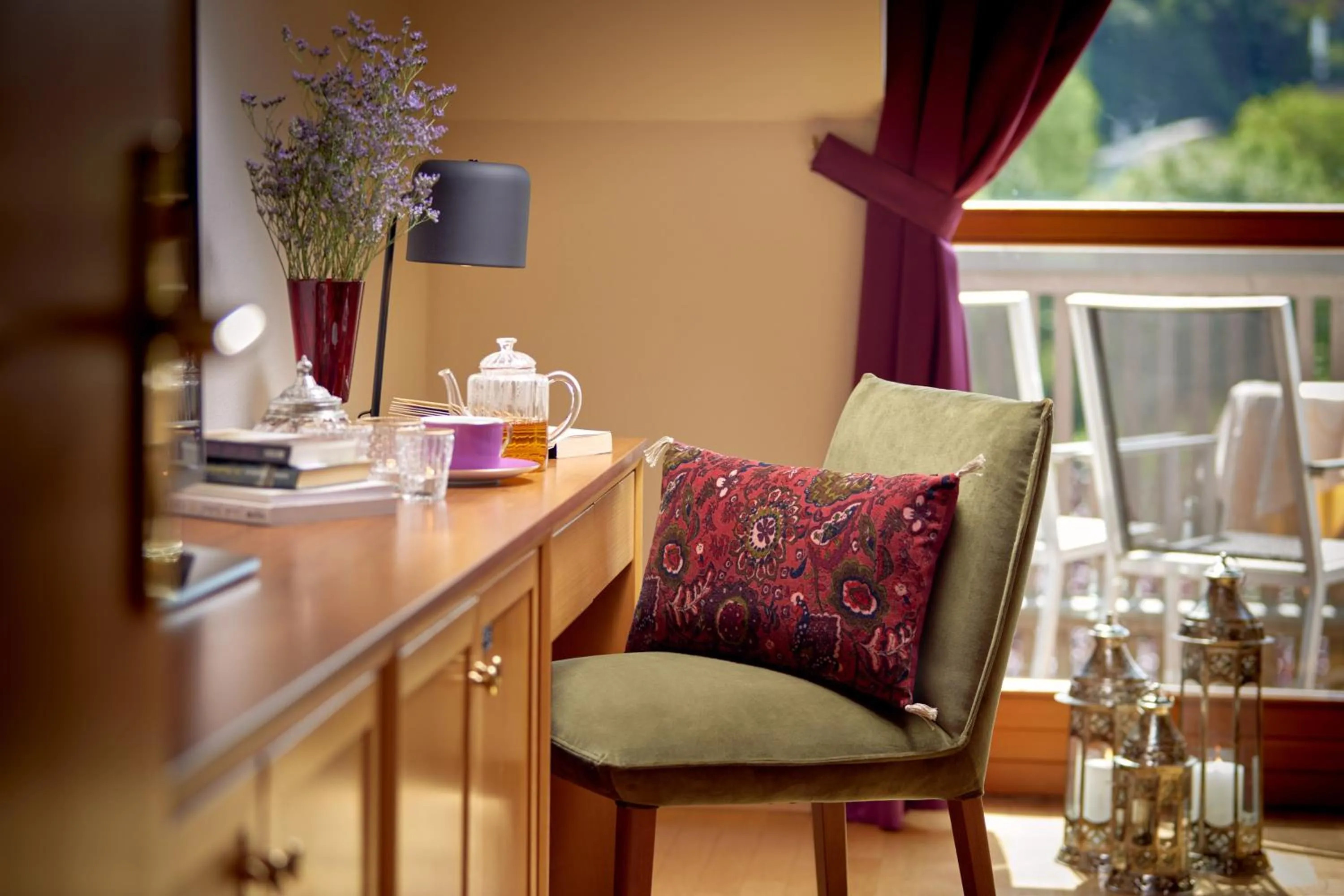 Seating area in Ayurveda Resort MANDIRA