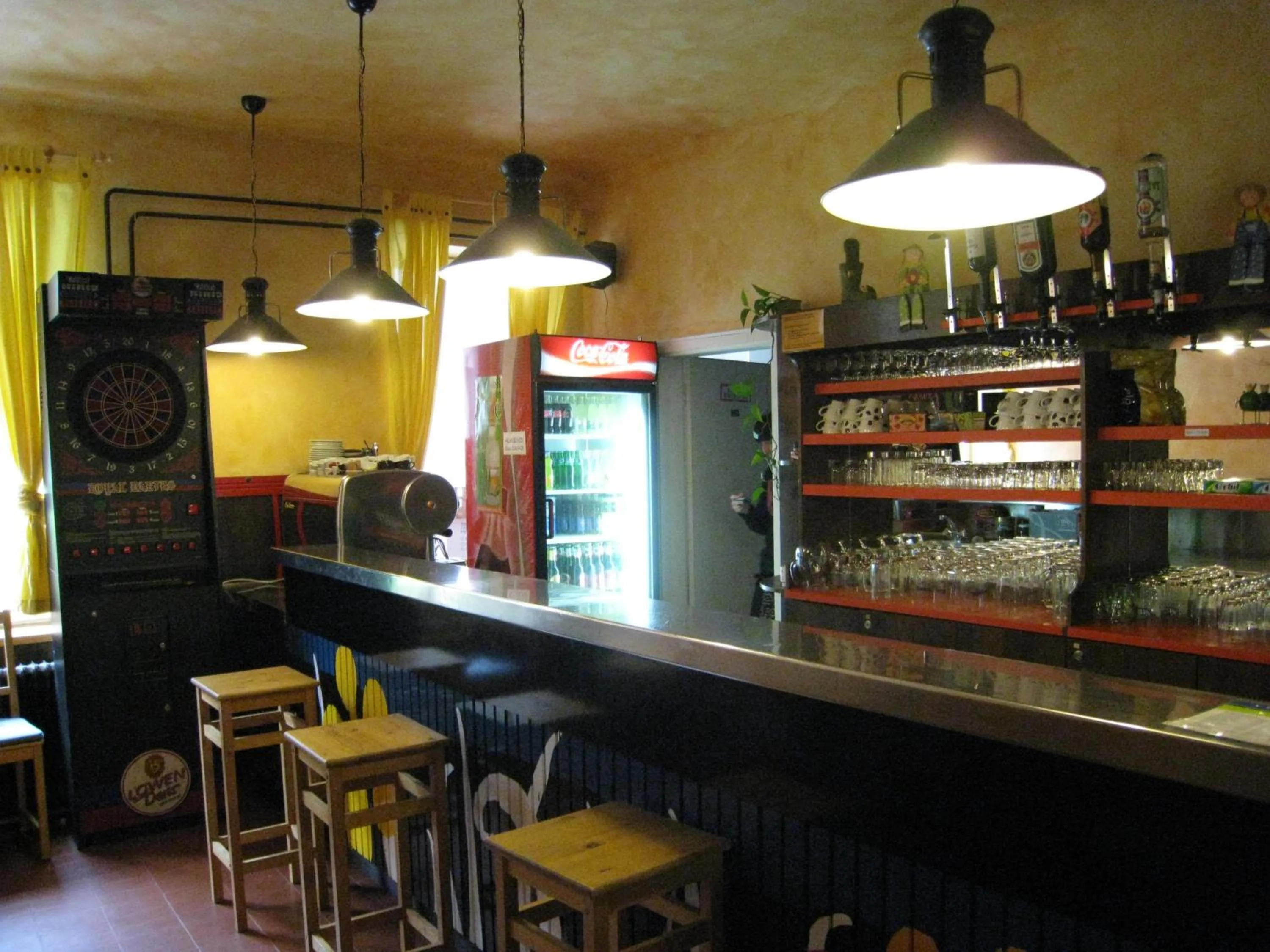 Lounge or bar in Hostel pod Voglom