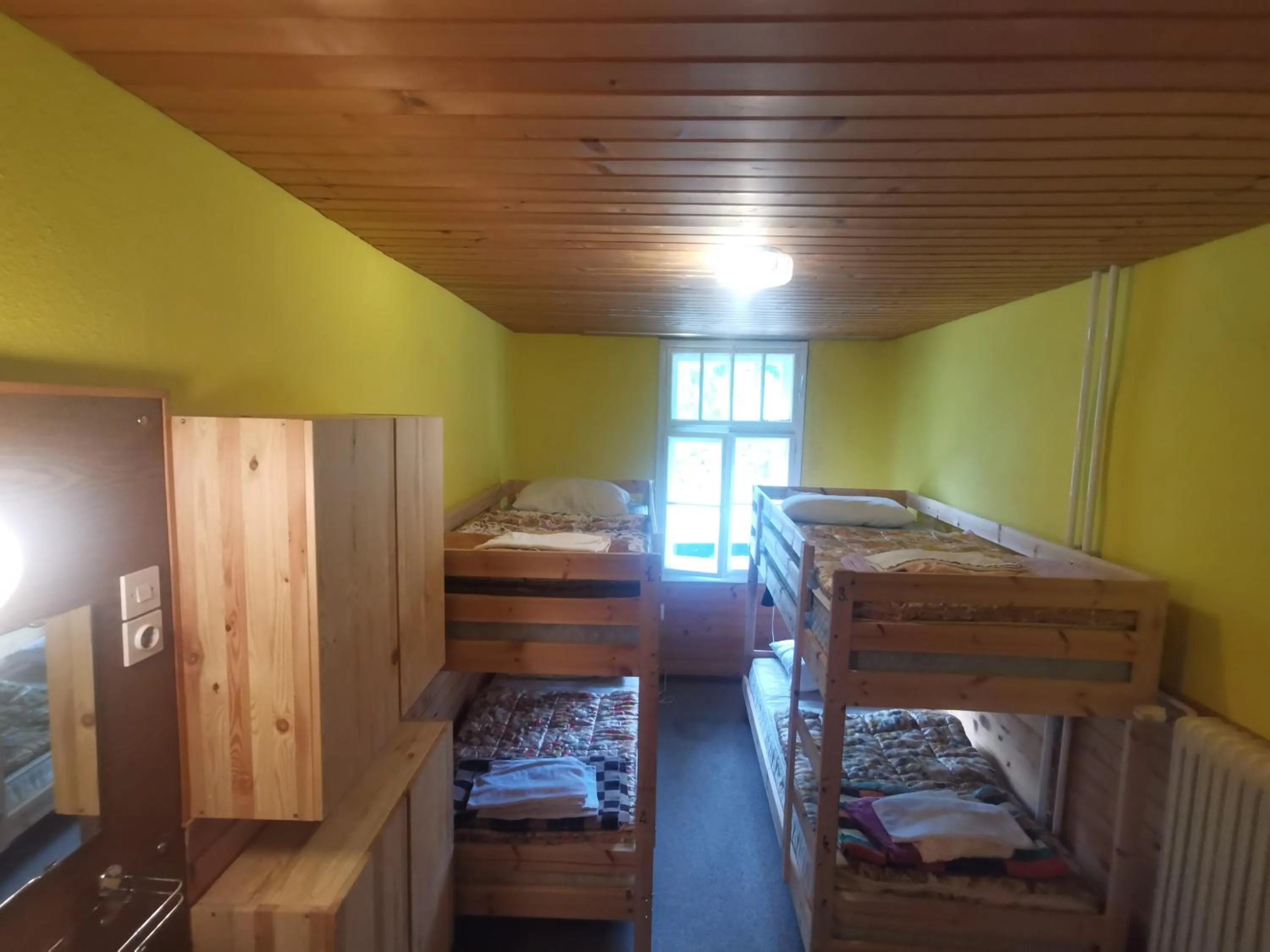 bunk bed, Bed in Hostel pod Voglom