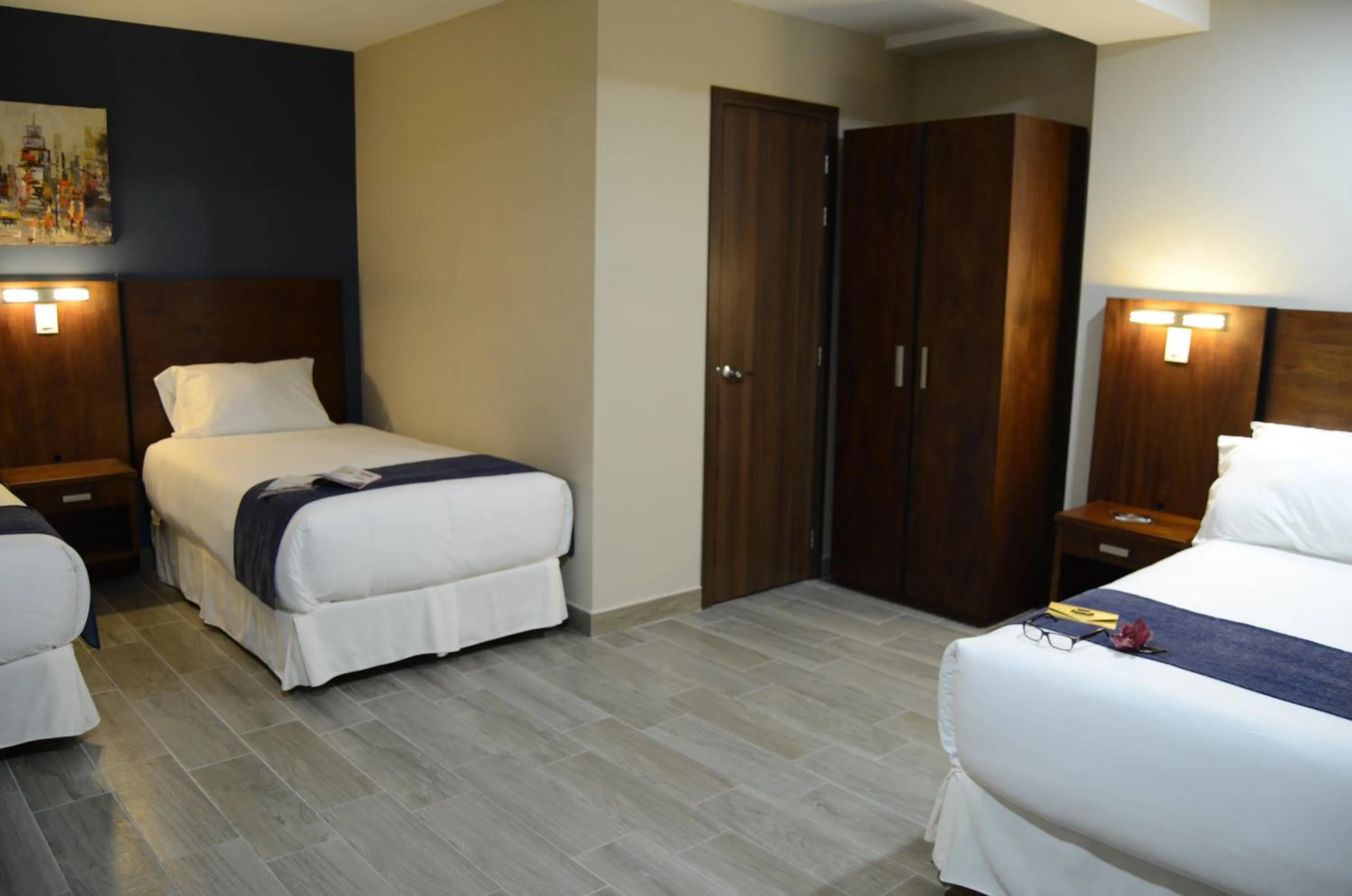 Bed in Hotel San Agustin Plaza