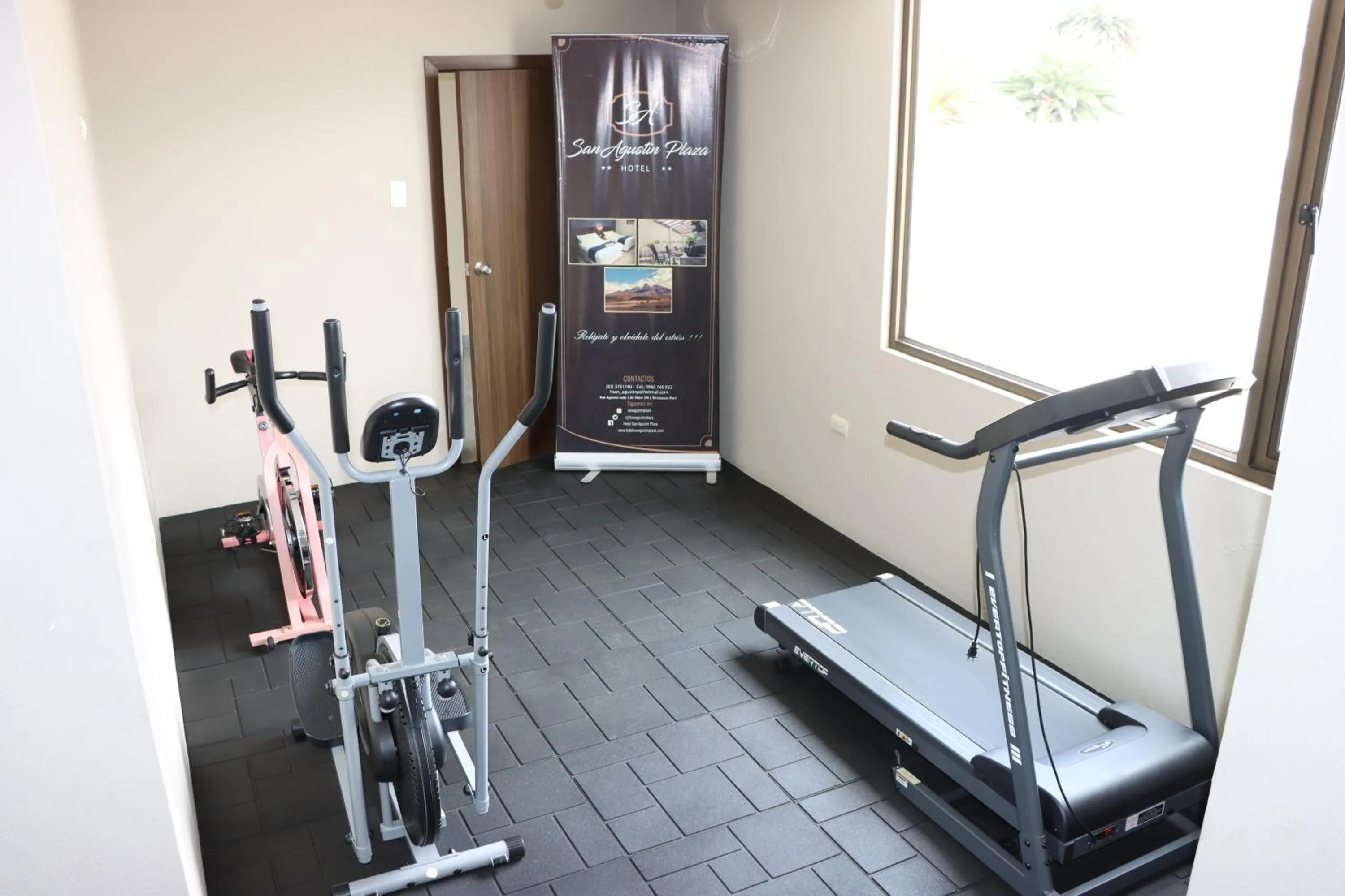 Fitness centre/facilities in Hotel San Agustin Plaza