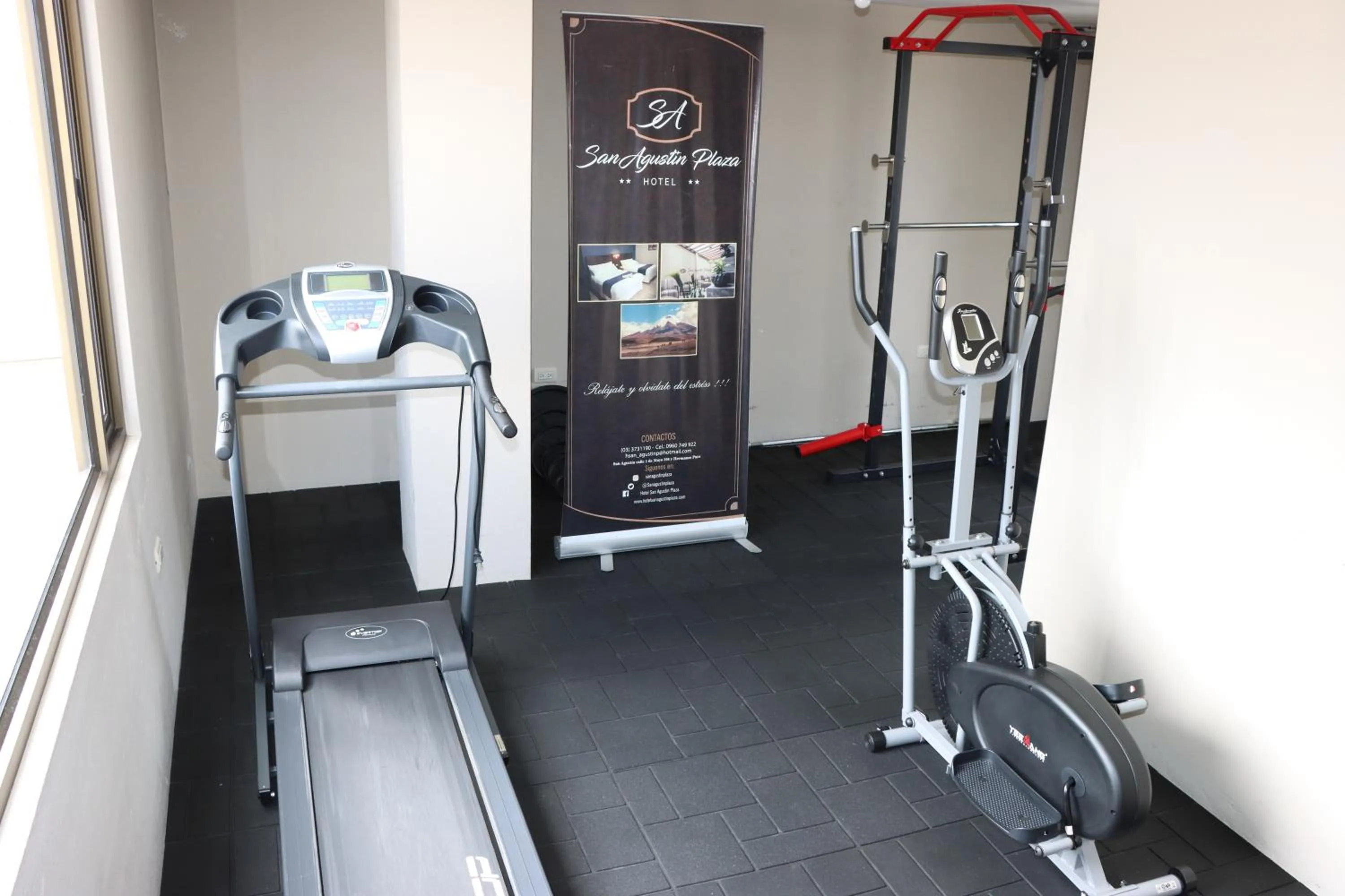Fitness centre/facilities in Hotel San Agustin Plaza