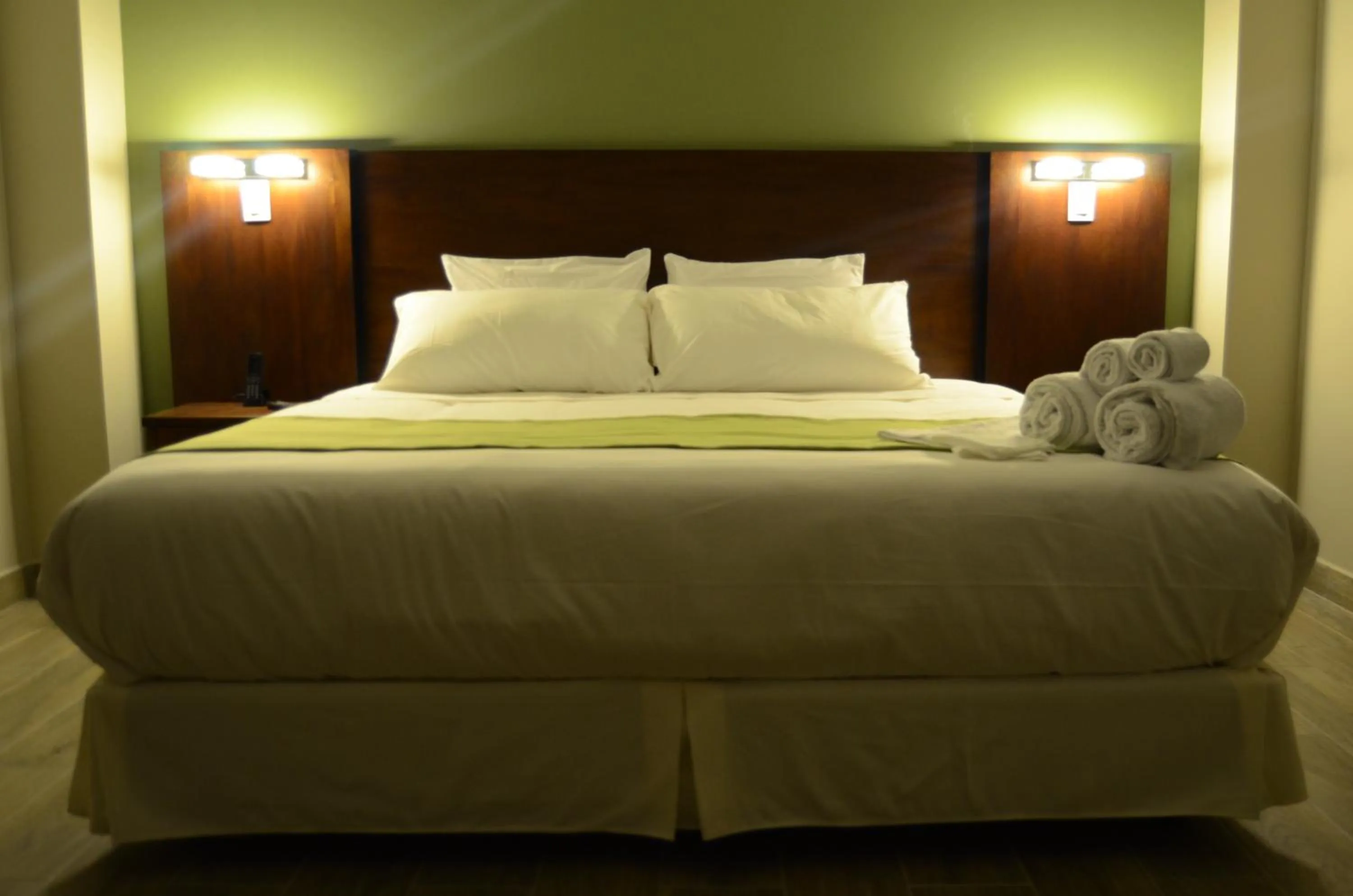 Bed in Hotel San Agustin Plaza
