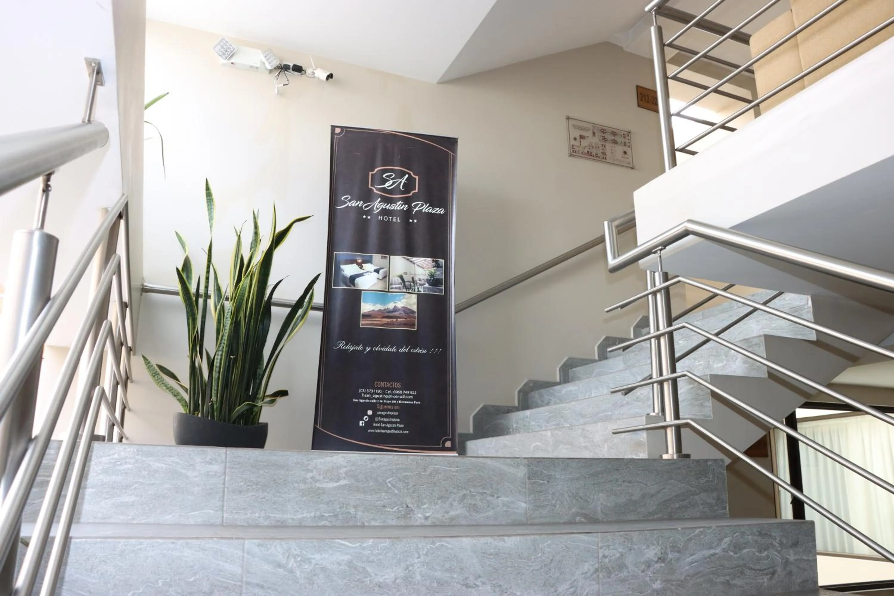 Property logo or sign in Hotel San Agustin Plaza