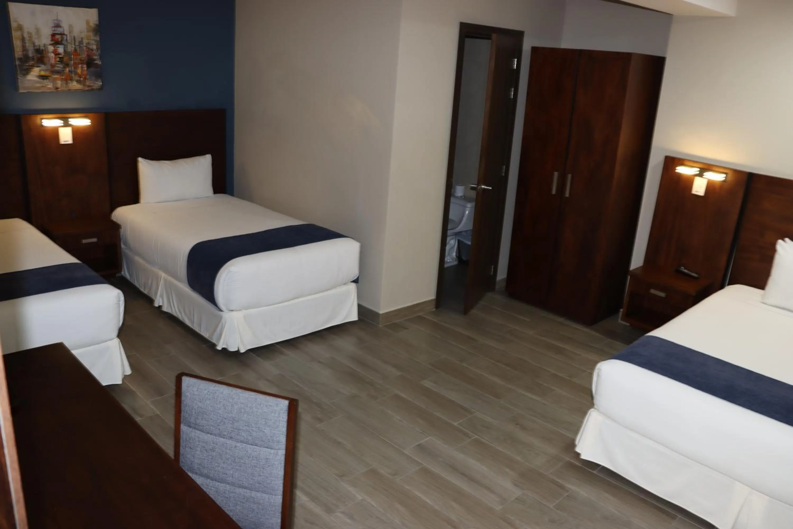 Bed in Hotel San Agustin Plaza