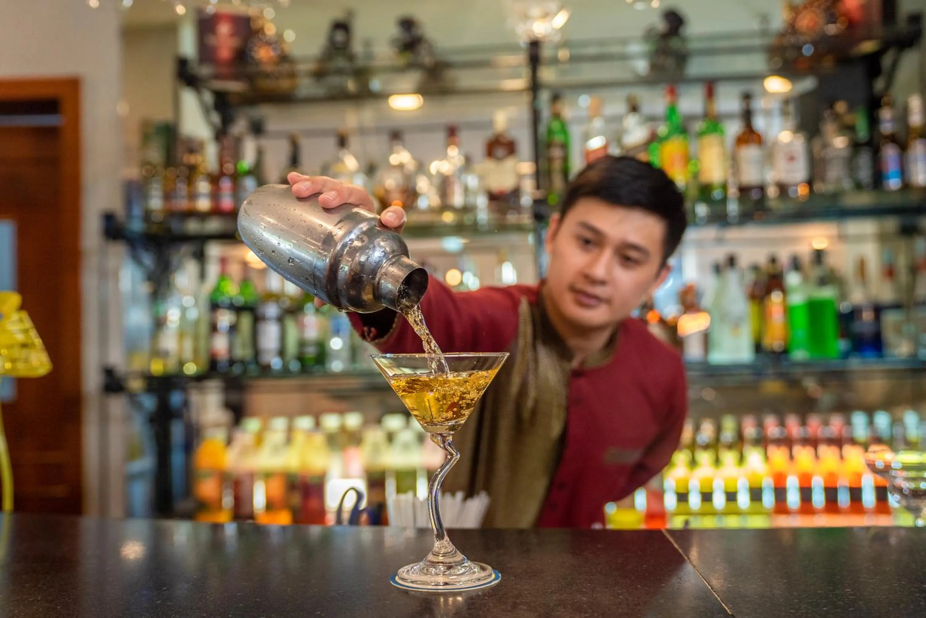 Lounge or bar in Oscar Saigon Hotel