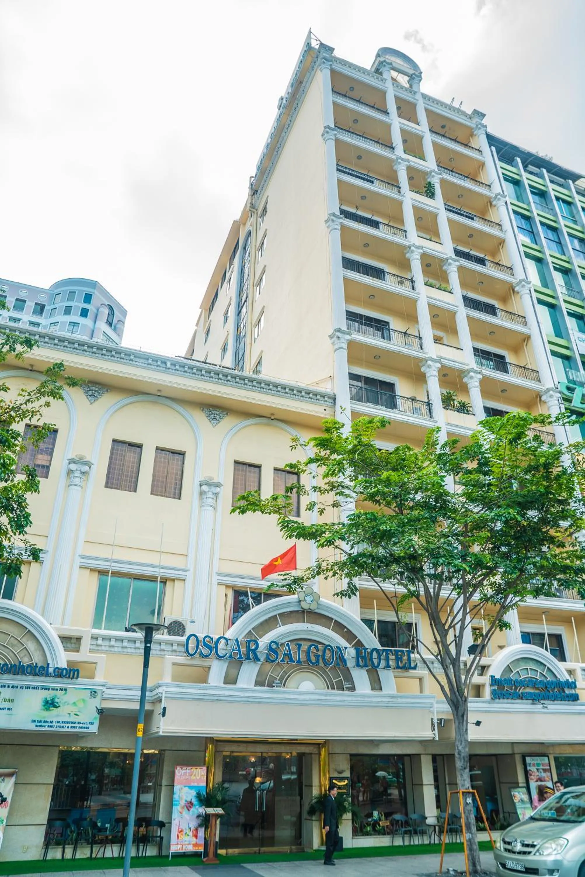 Property building in Oscar Saigon Hotel