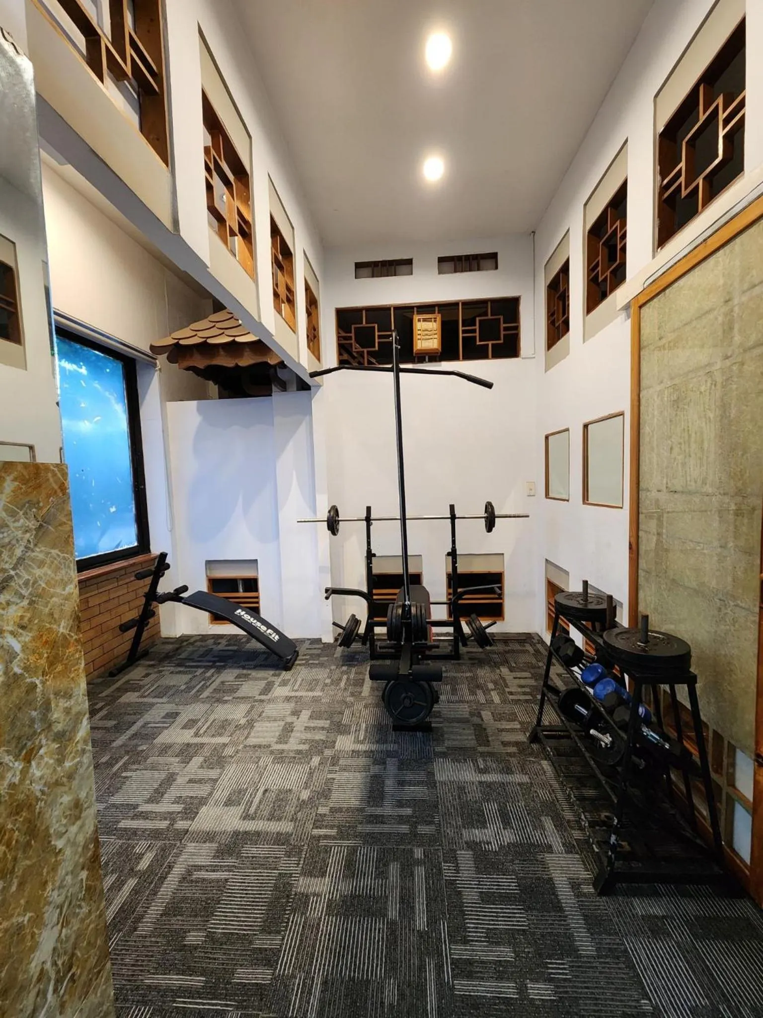 Fitness centre/facilities in Oscar Saigon Hotel