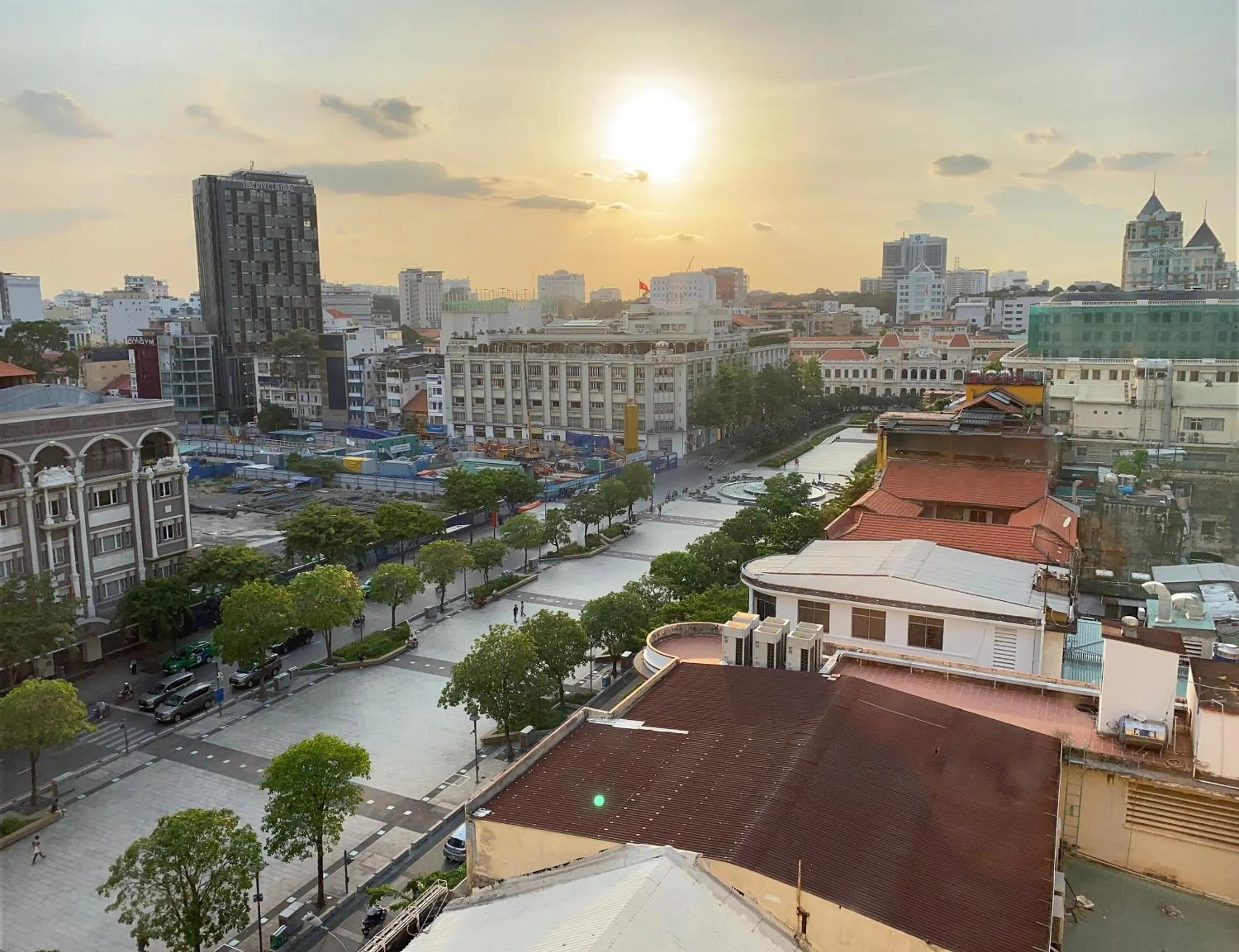 City view in Oscar Saigon Hotel