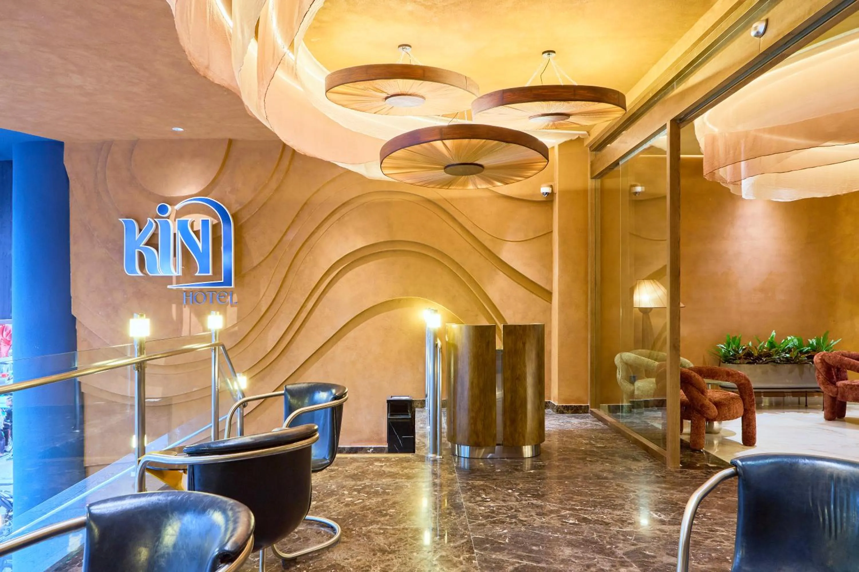 Property logo or sign in Kin Hotel Ly Tu Trong