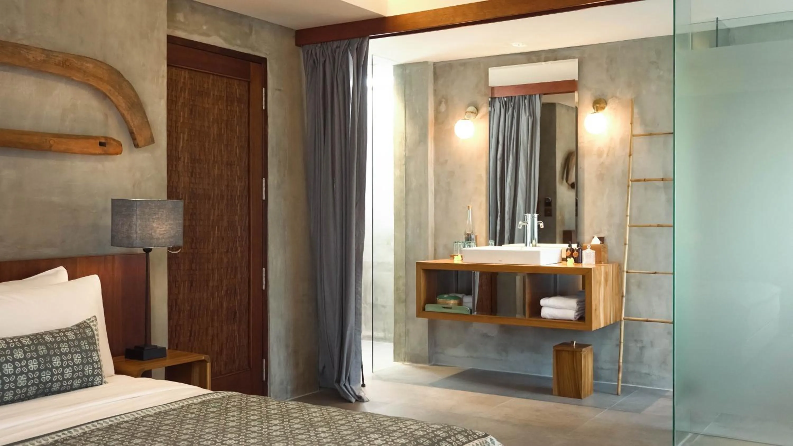 Bathroom, Bed in Annora Villas Seminyak