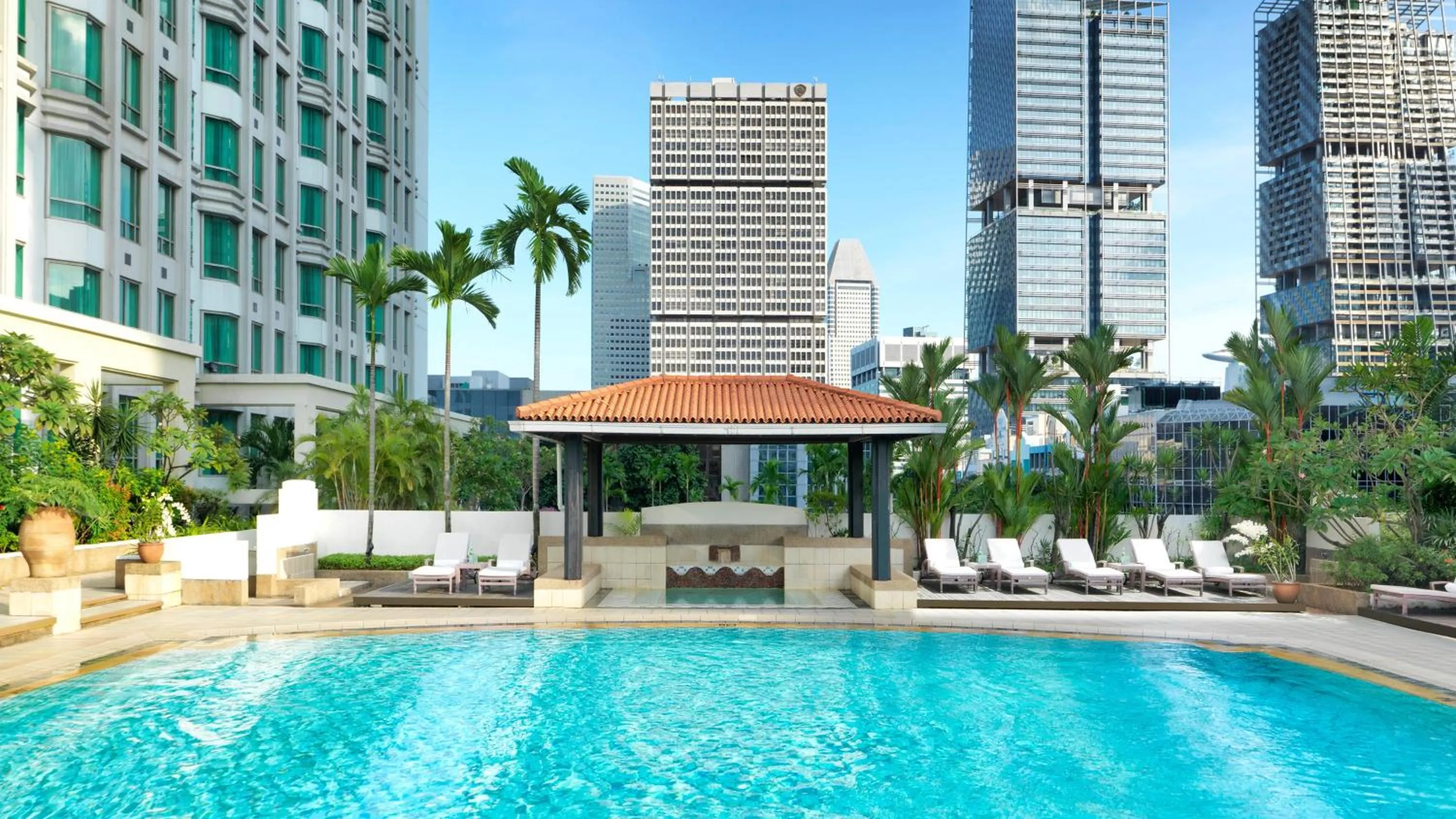 Swimming pool in InterContinental Singapore by IHG