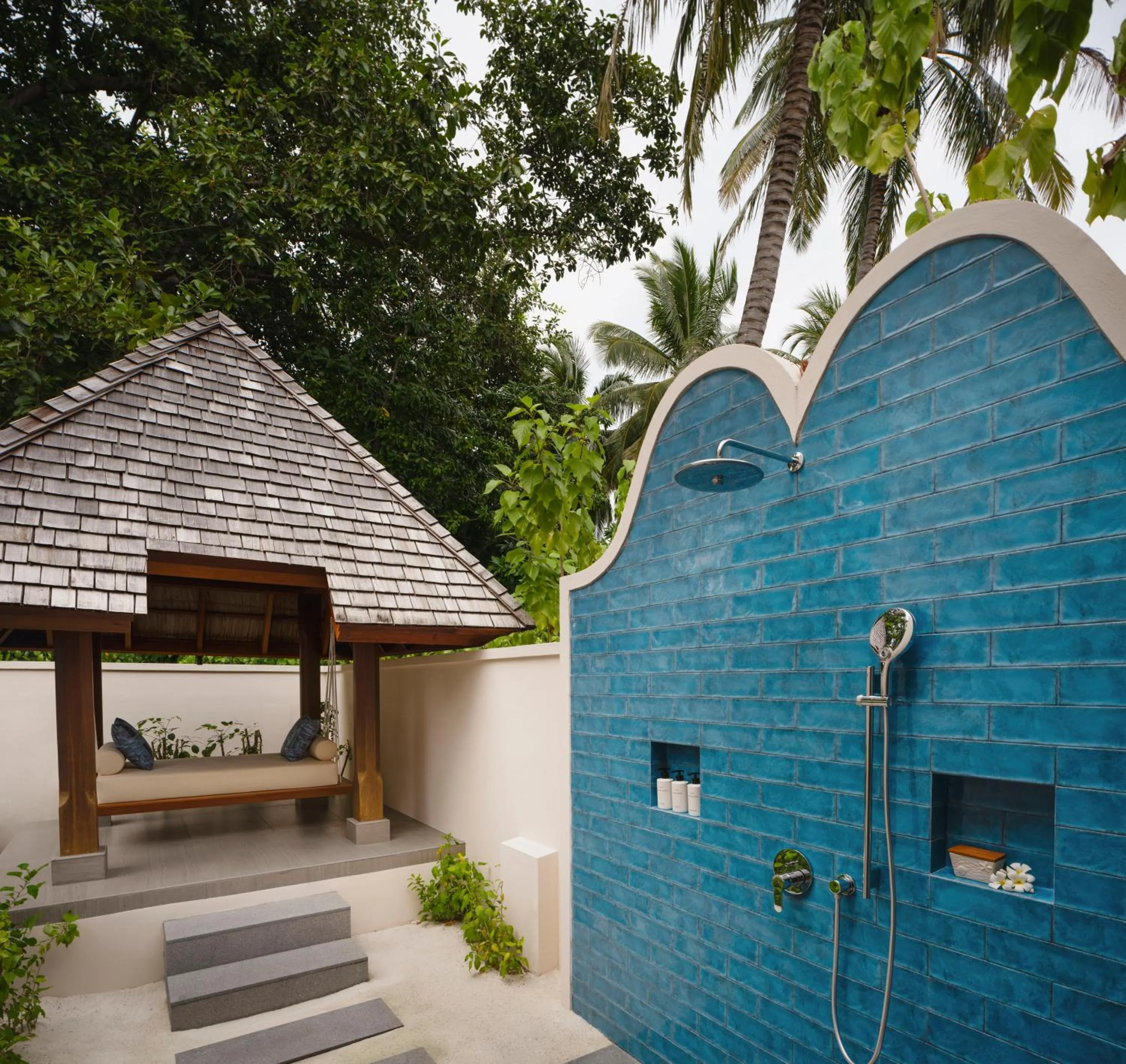 Open Air Bath in Conrad Maldives Rangali Island