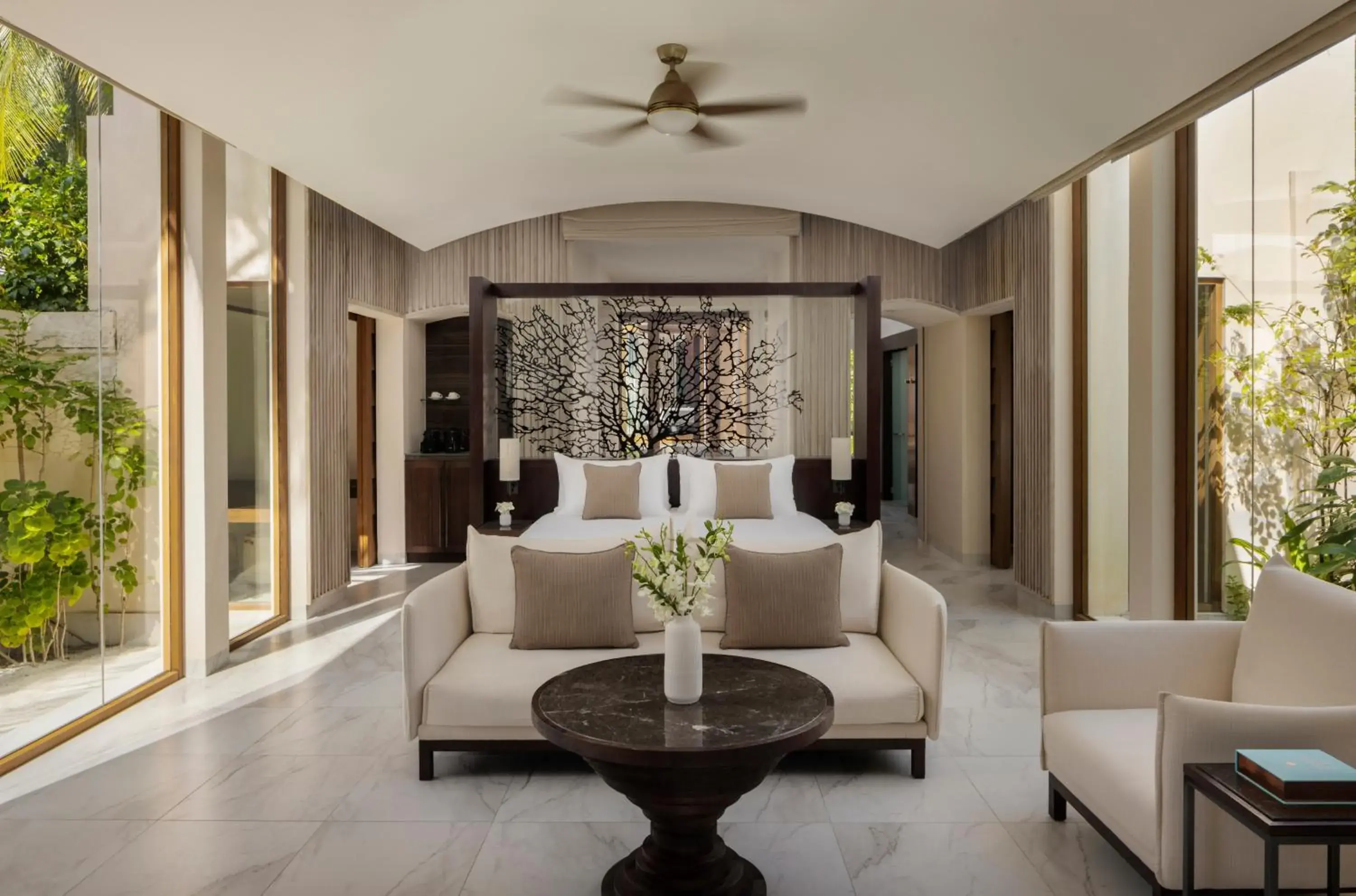 Two-Bedroom Deluxe Beach Villa with Pool in Conrad Maldives Rangali Island Two-Bedroom Deluxe Beach Villa with Pool in Conrad Maldives Rangali Island