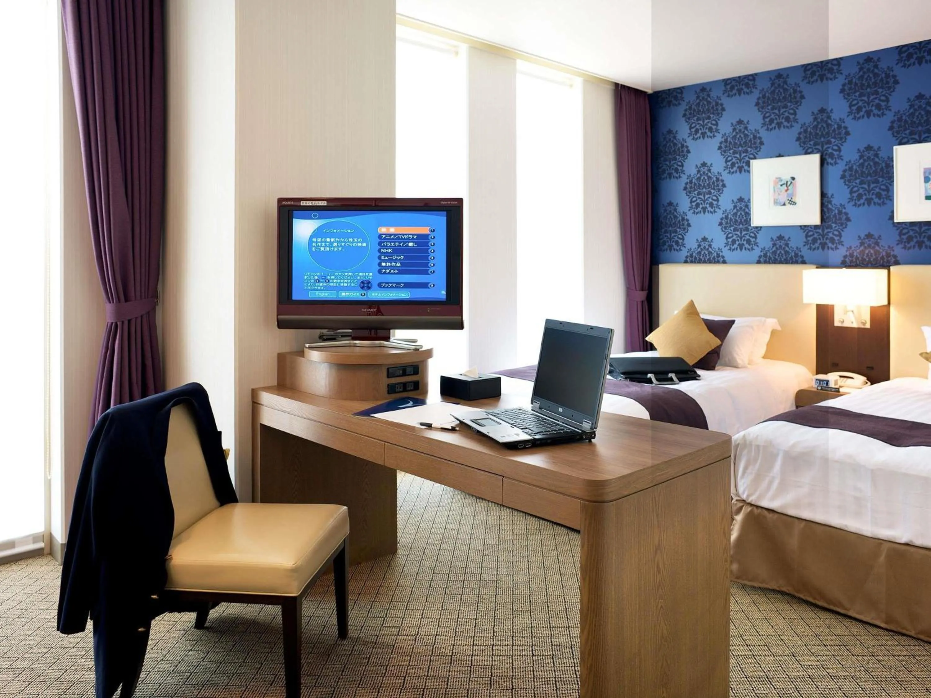 Bedroom, Bed in Mercure Yokosuka