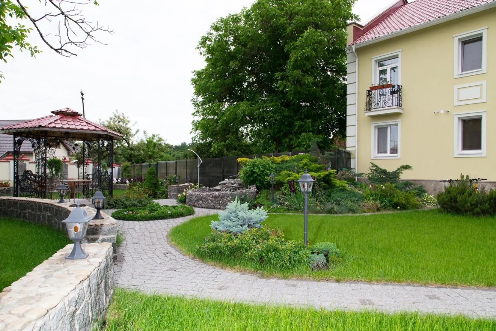 Garden view in Oselya Hotel