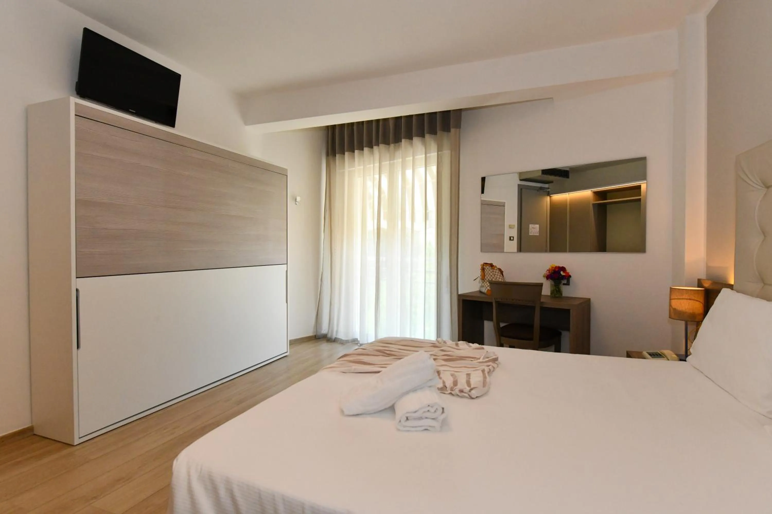 Bed in Hotel Delle Mimose