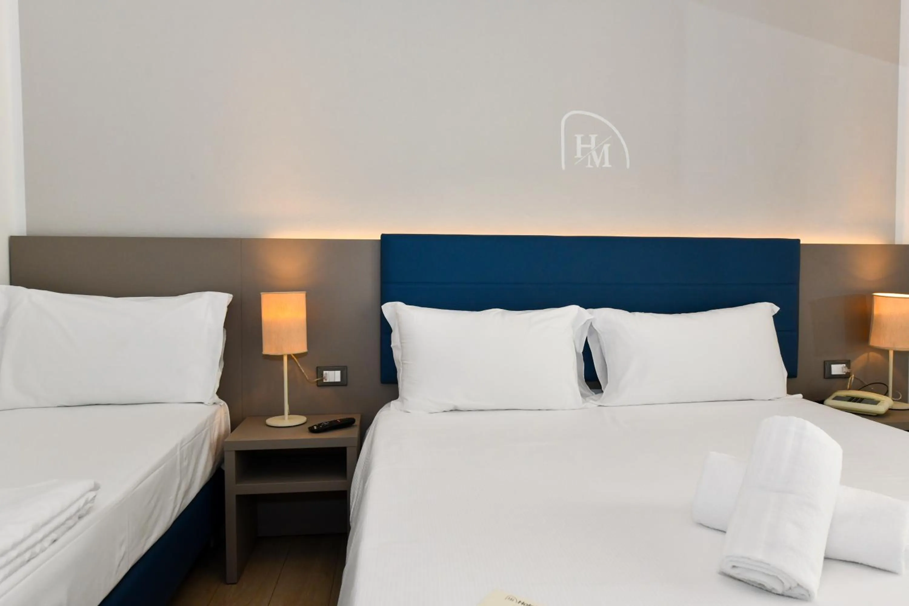 Bed in Hotel Delle Mimose