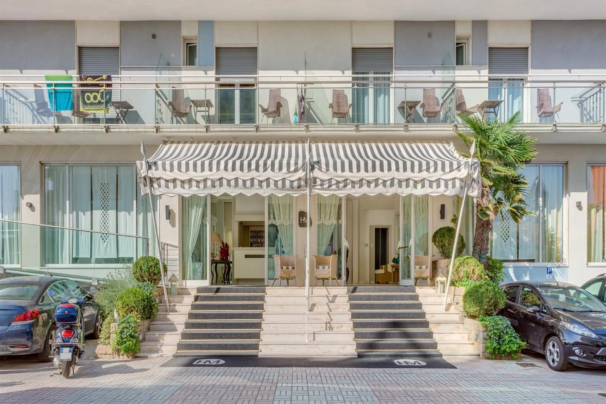 Facade/entrance in Hotel Delle Mimose