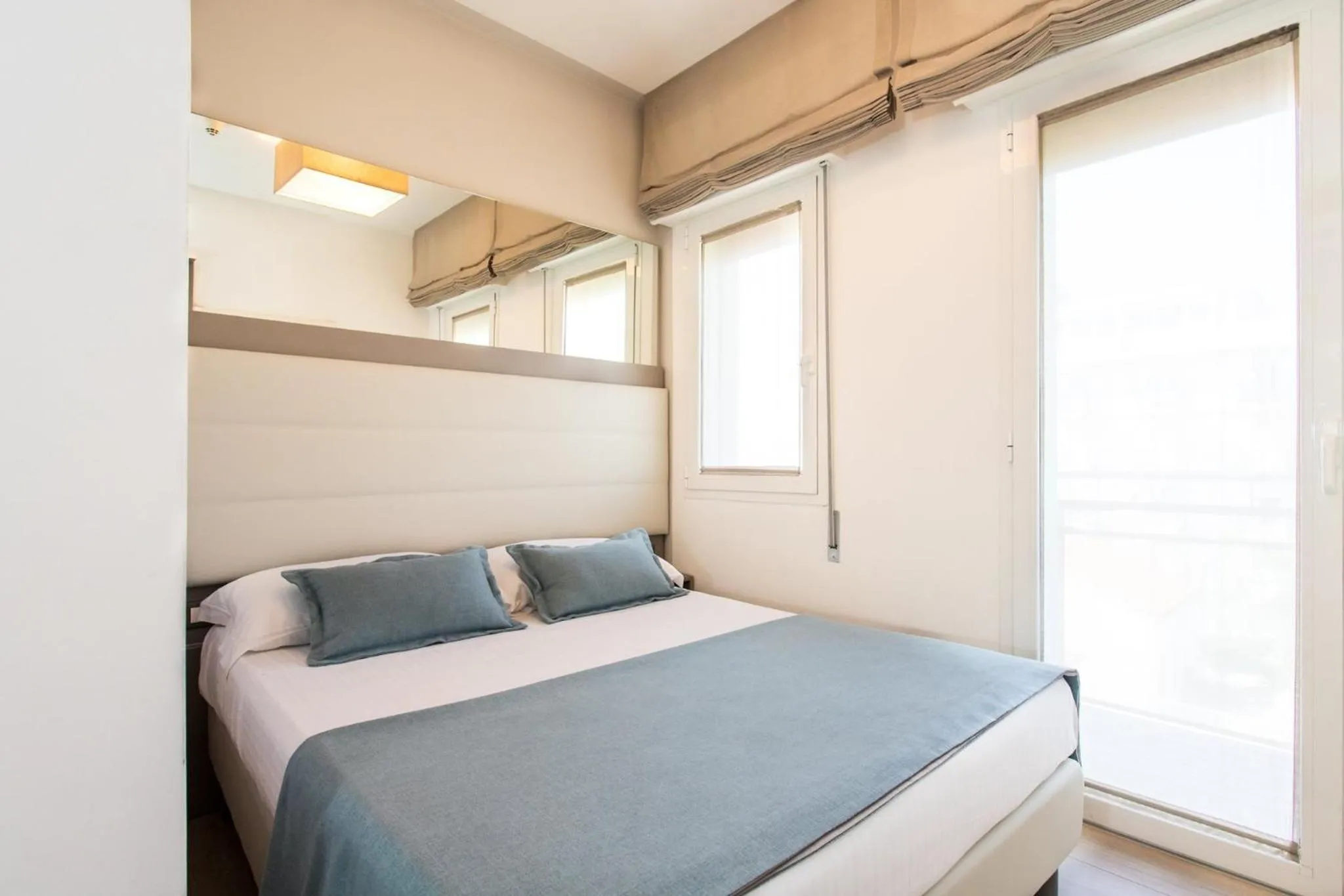 Bed in Hotel Delle Mimose