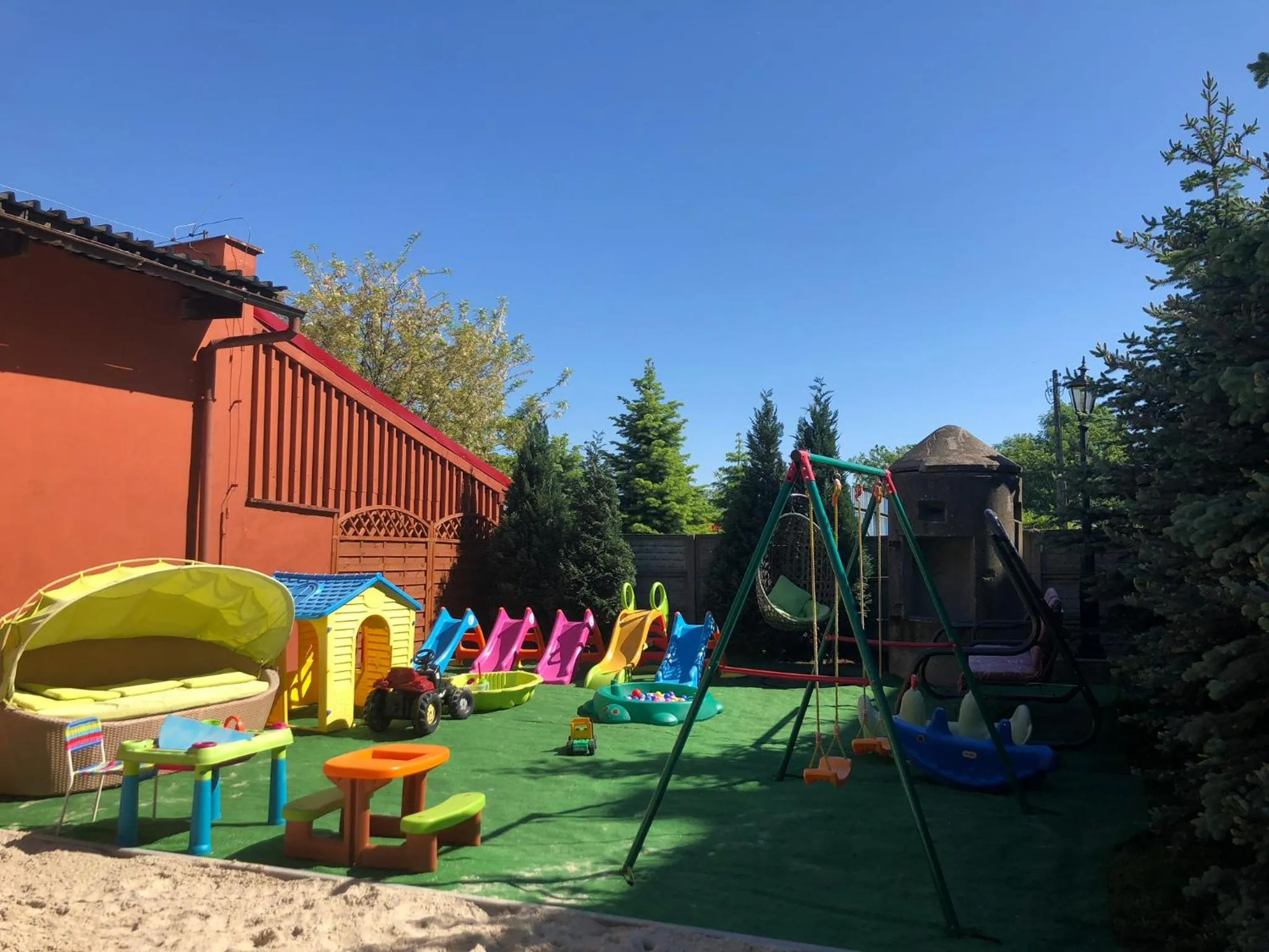 Garden in Oławian Hotel