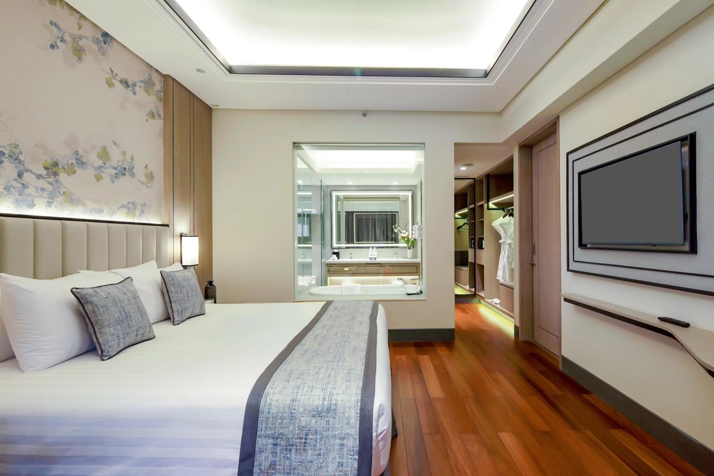 Bed in Mason Pine Hotel Bandung