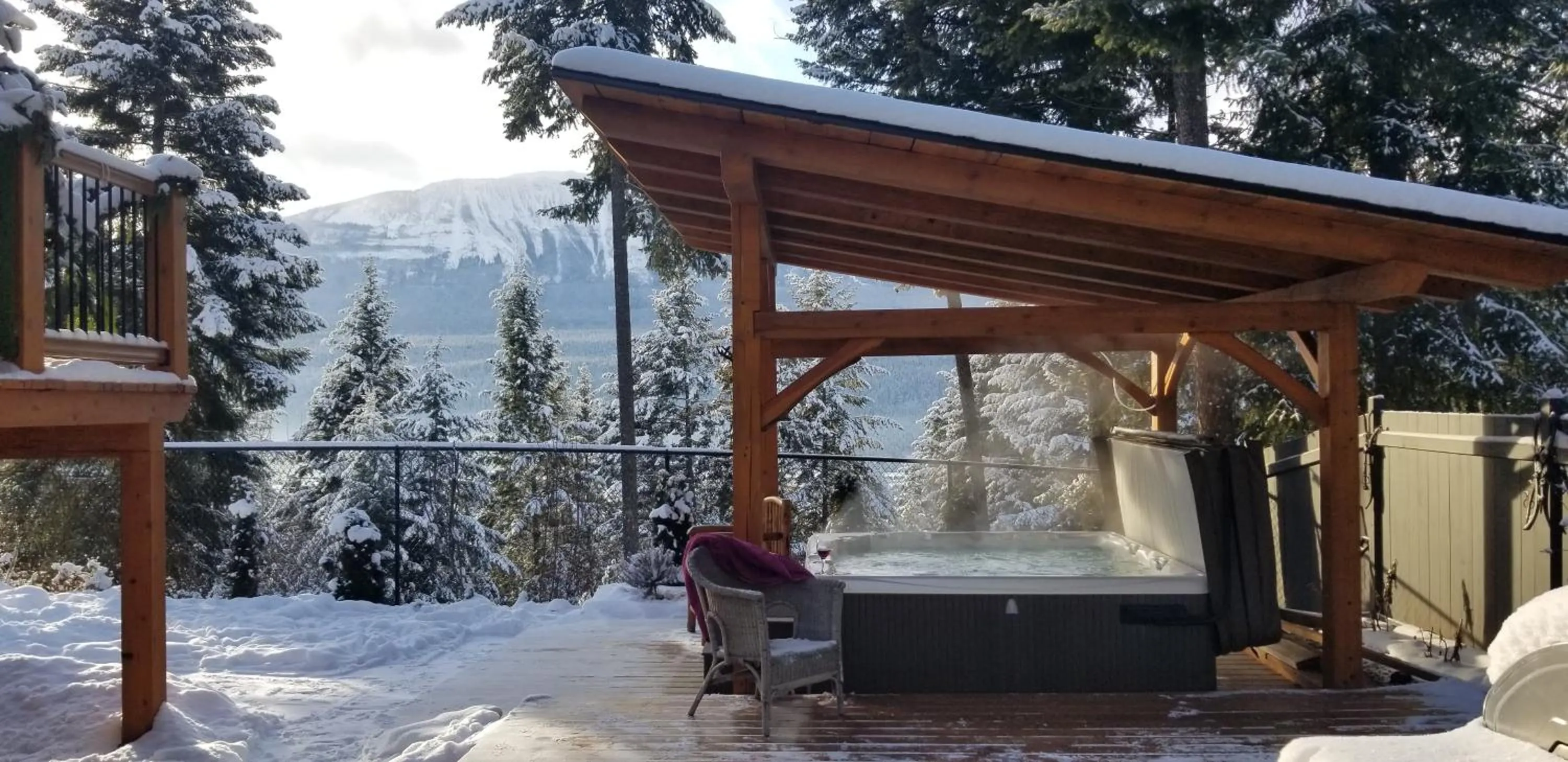 Patio in Deer Ridge B&B