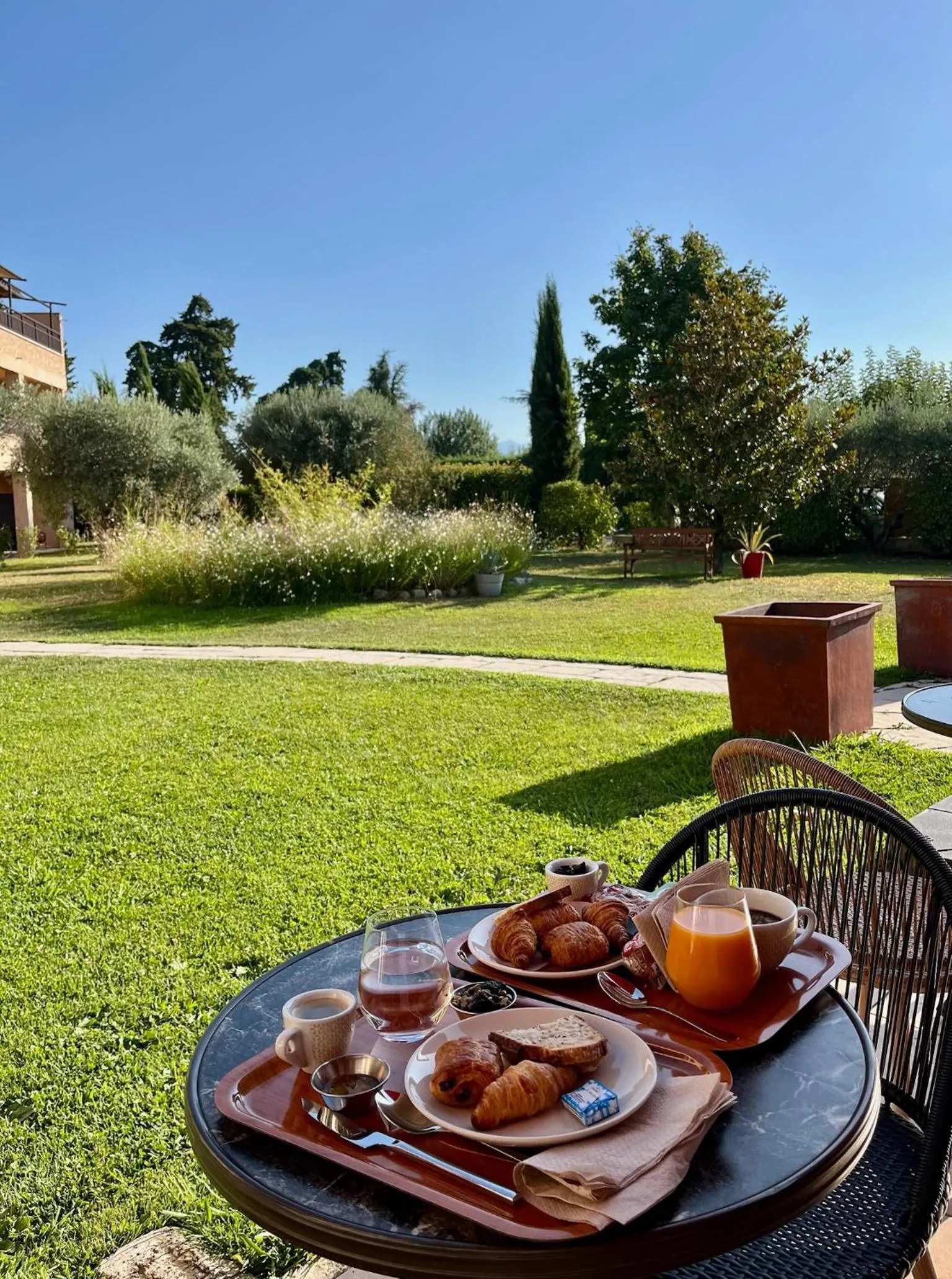 Garden in Hôtel La Perna