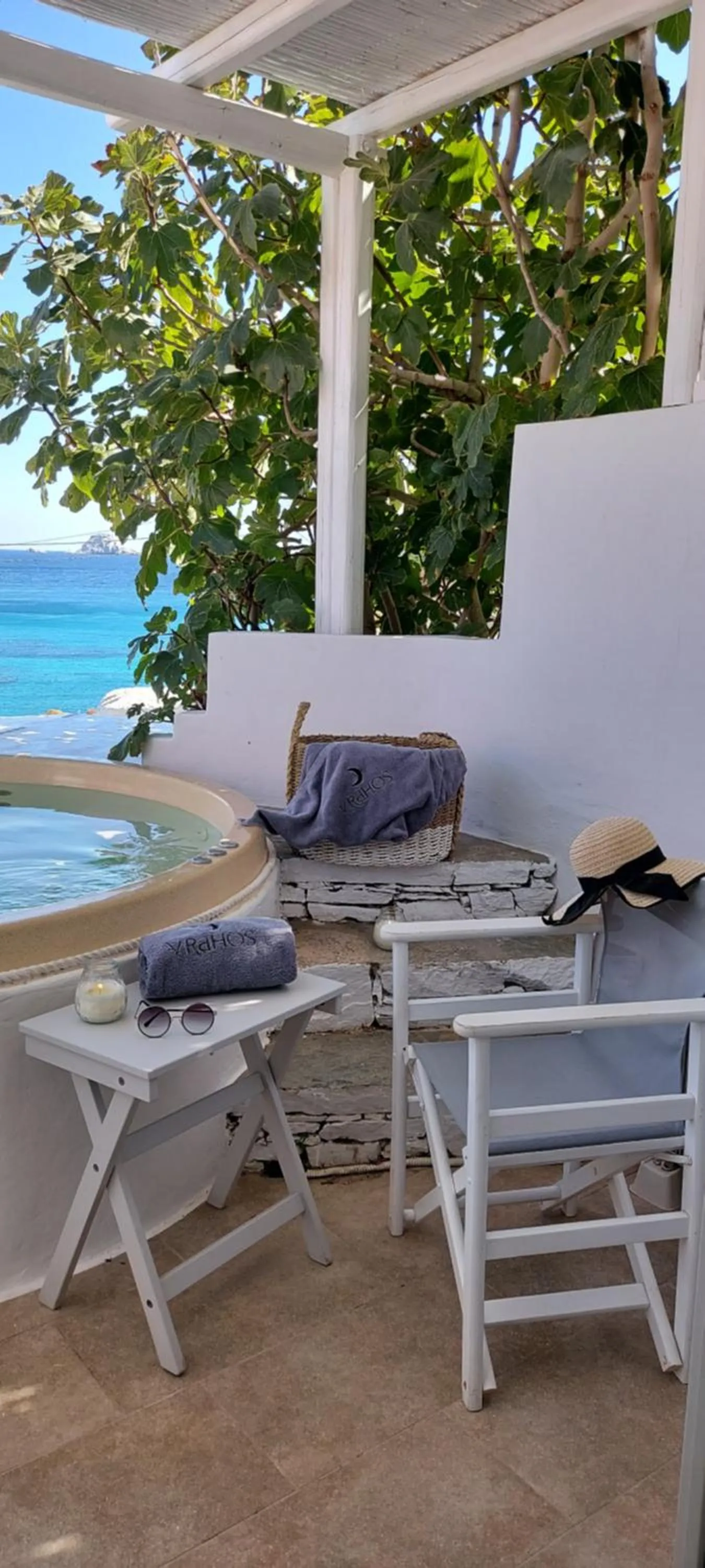 Balcony/Terrace in Vrahos Boutique Hotel