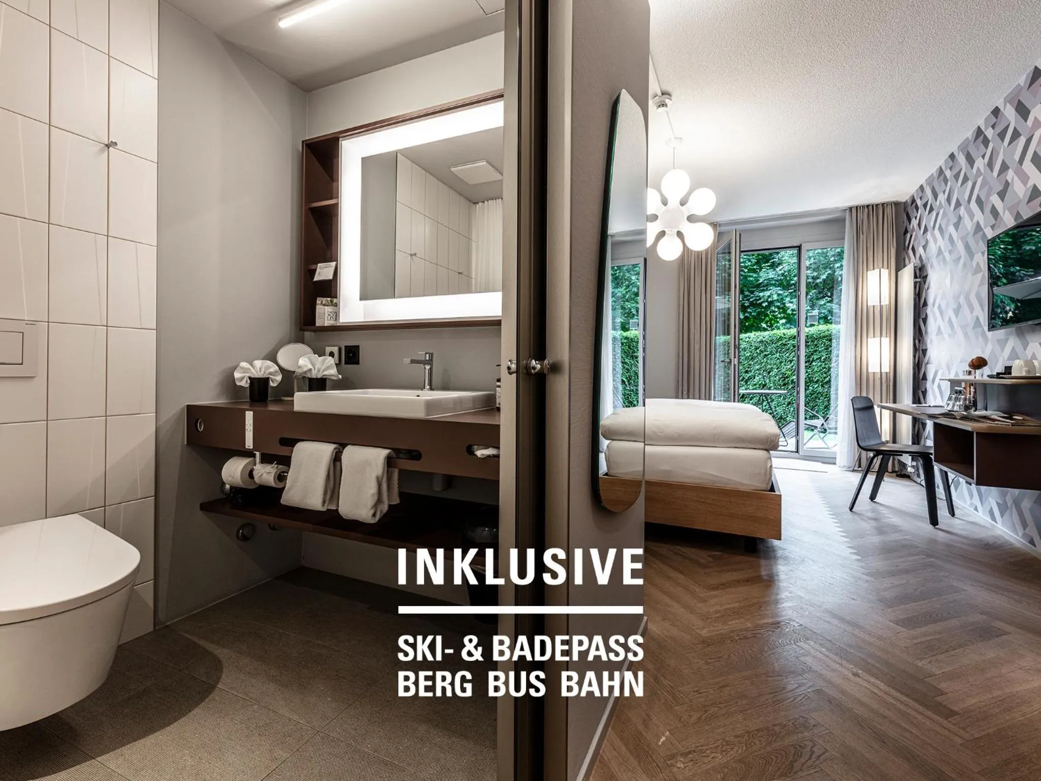 Bathroom in Badehotel Belvair