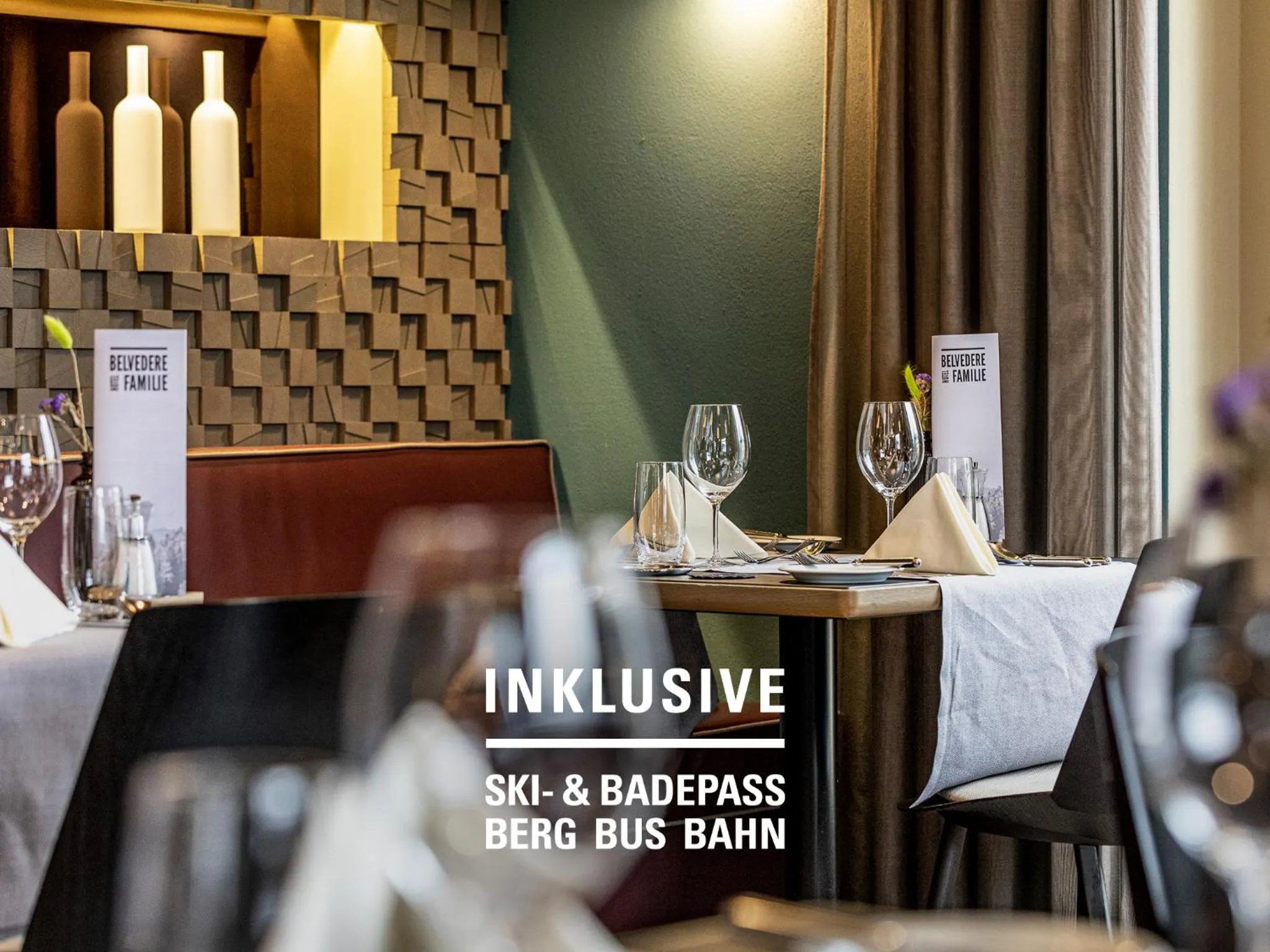 Restaurant/places to eat in Badehotel Belvair