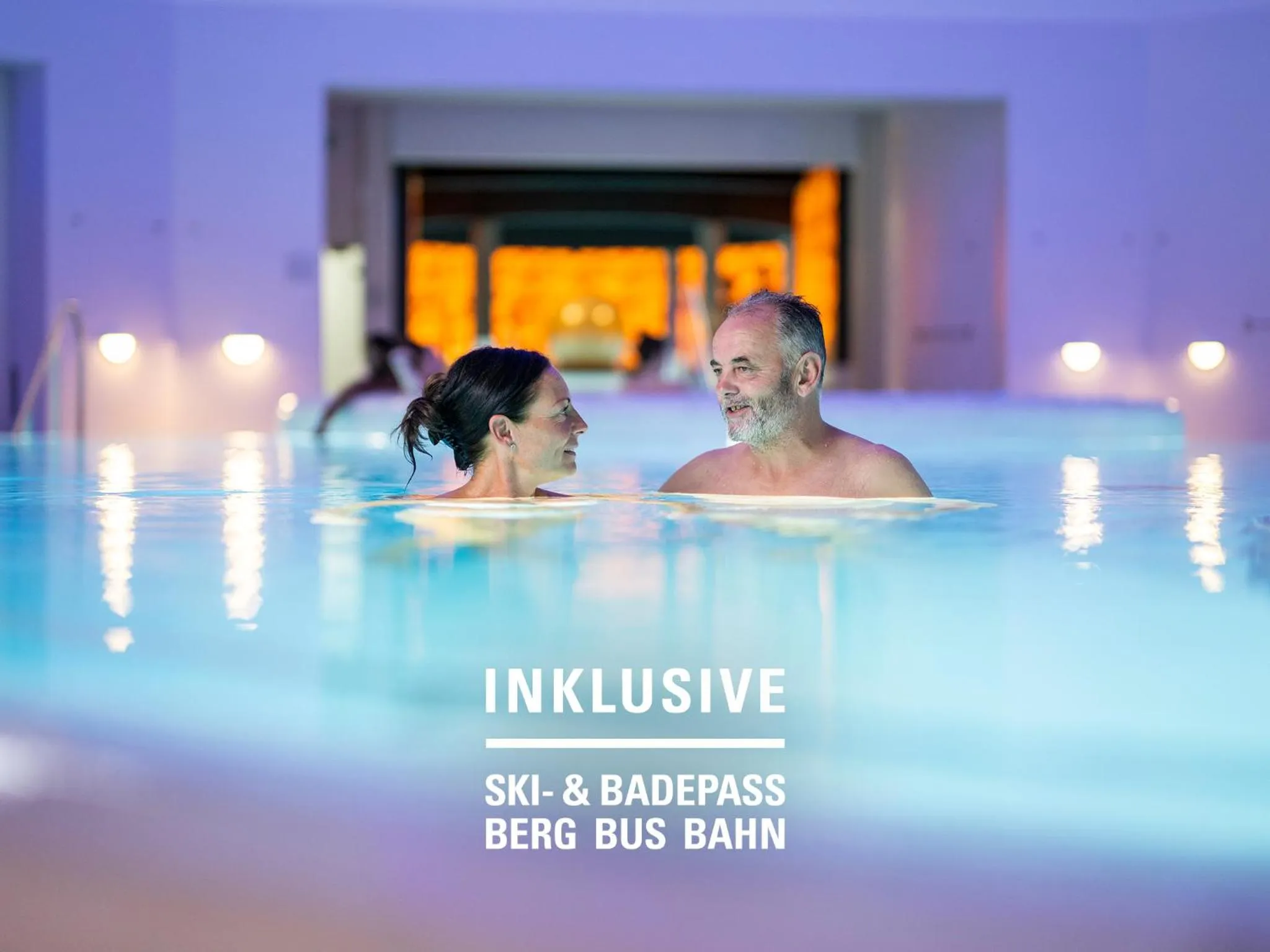 Hot Spring Bath in Badehotel Belvair