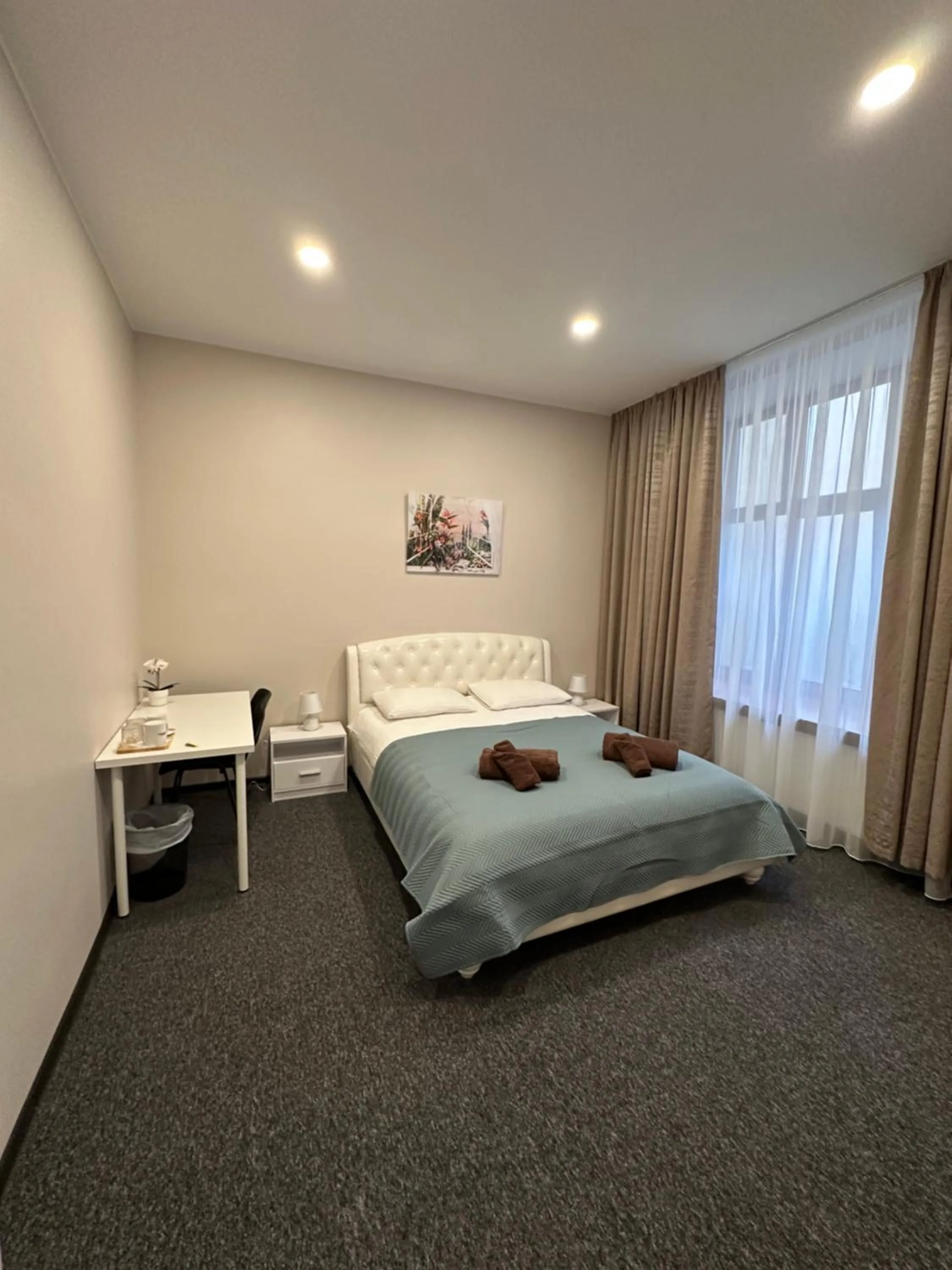 Bed in Nika Apart hotel