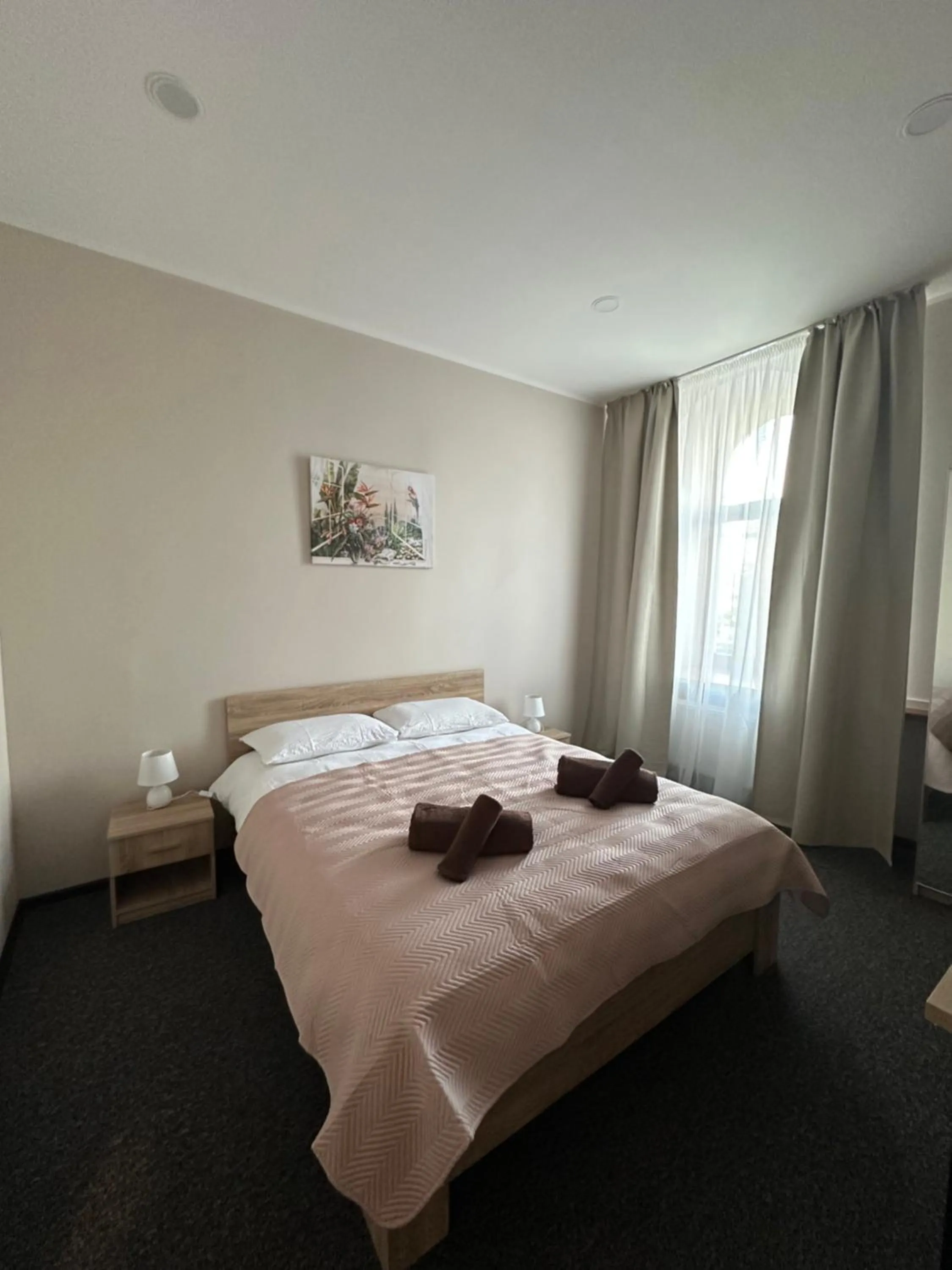 Bed in Nika Apart hotel