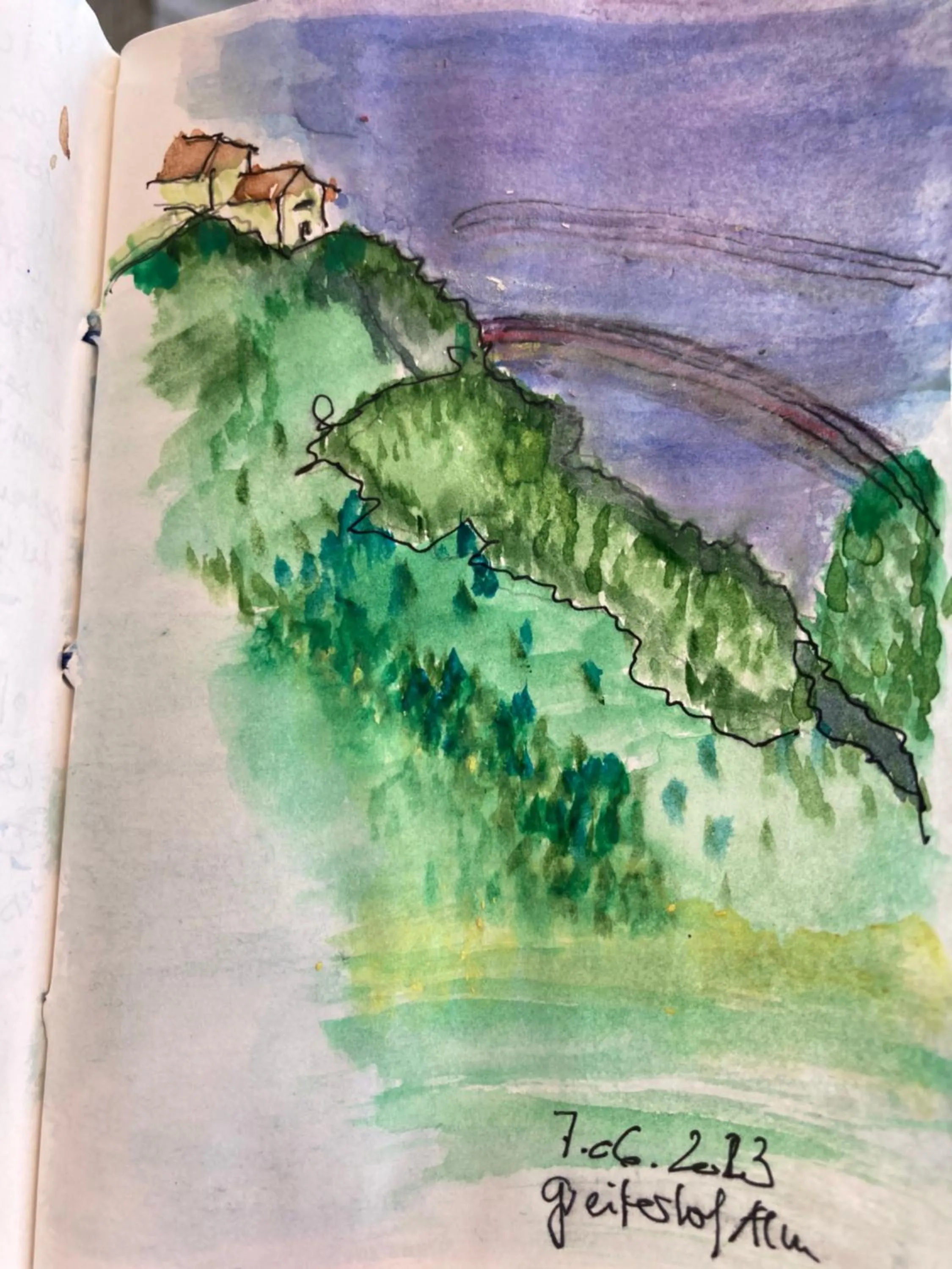 Natural landscape in Greiterhof Partschins