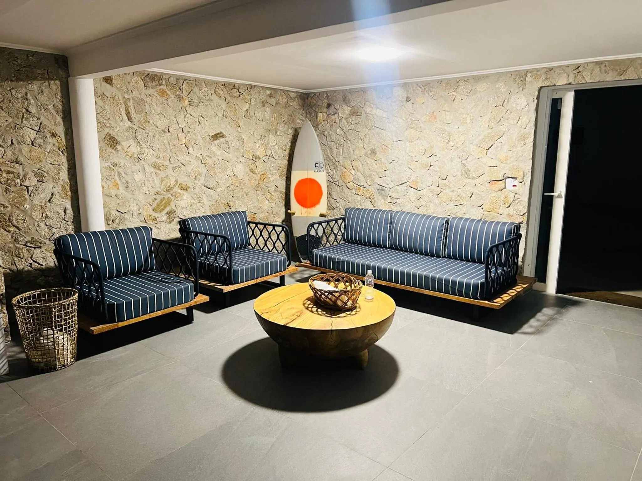 Seating area in Pousada Cabore