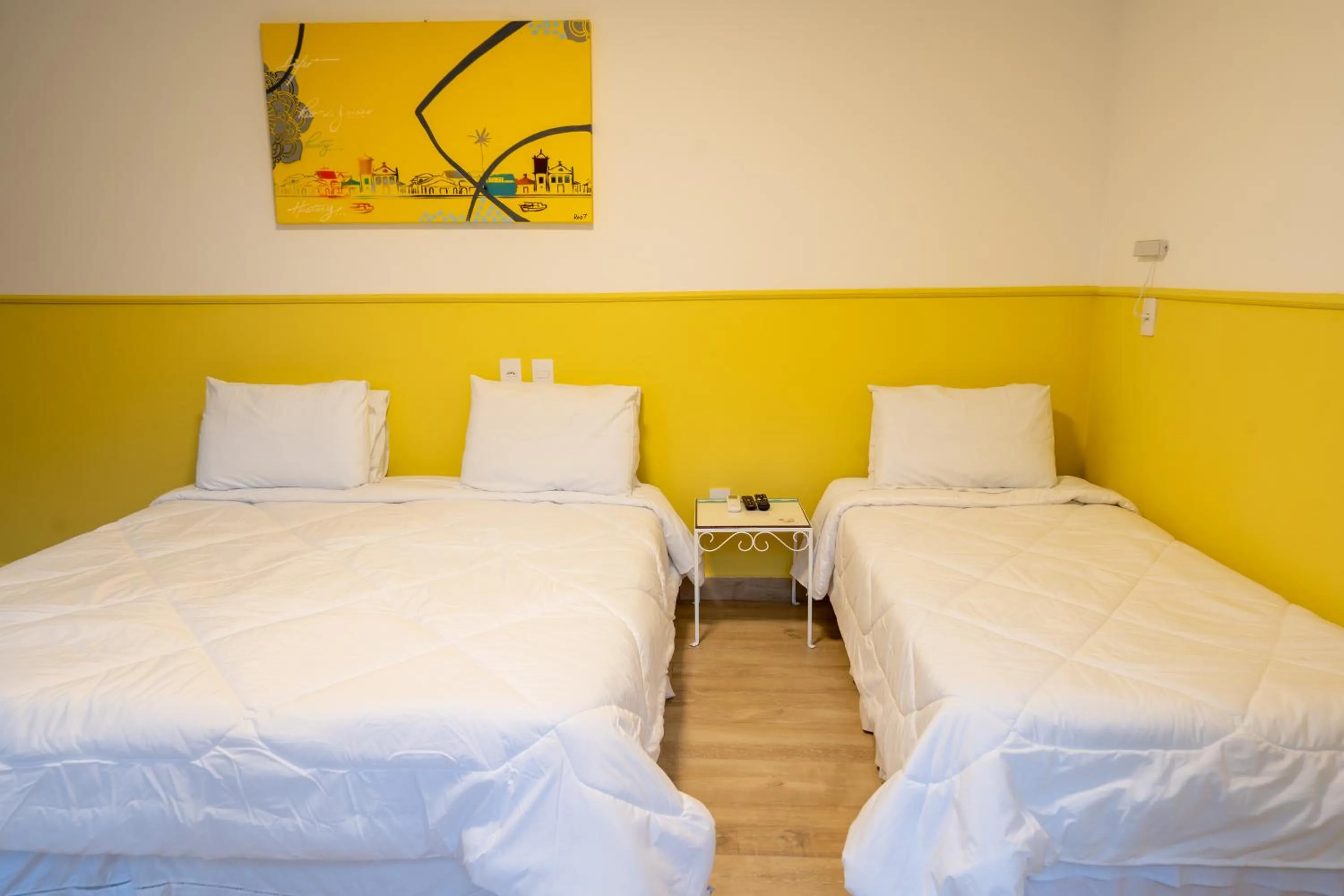 Bed in Pousada Cabore