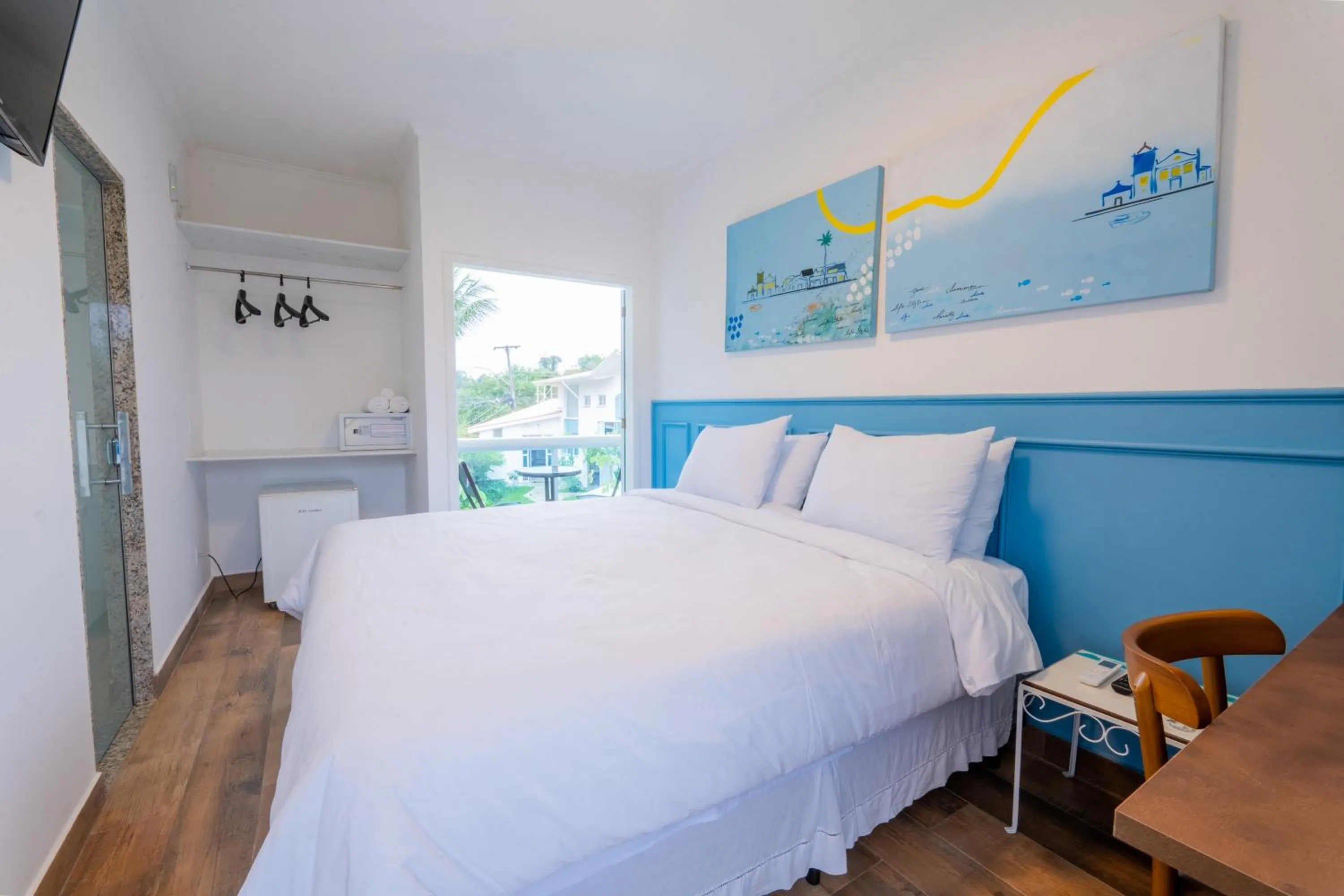 Bed in Pousada Cabore