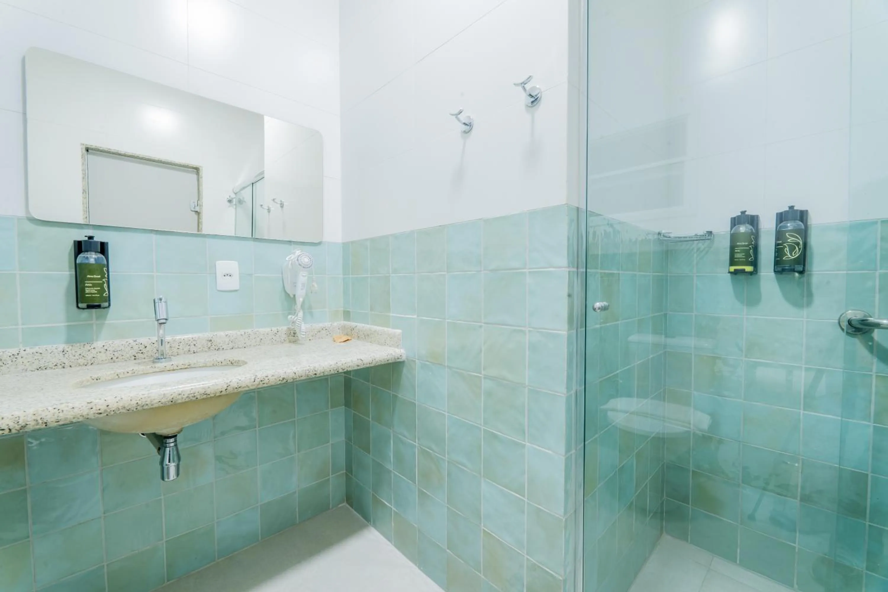 Shower in Pousada Cabore