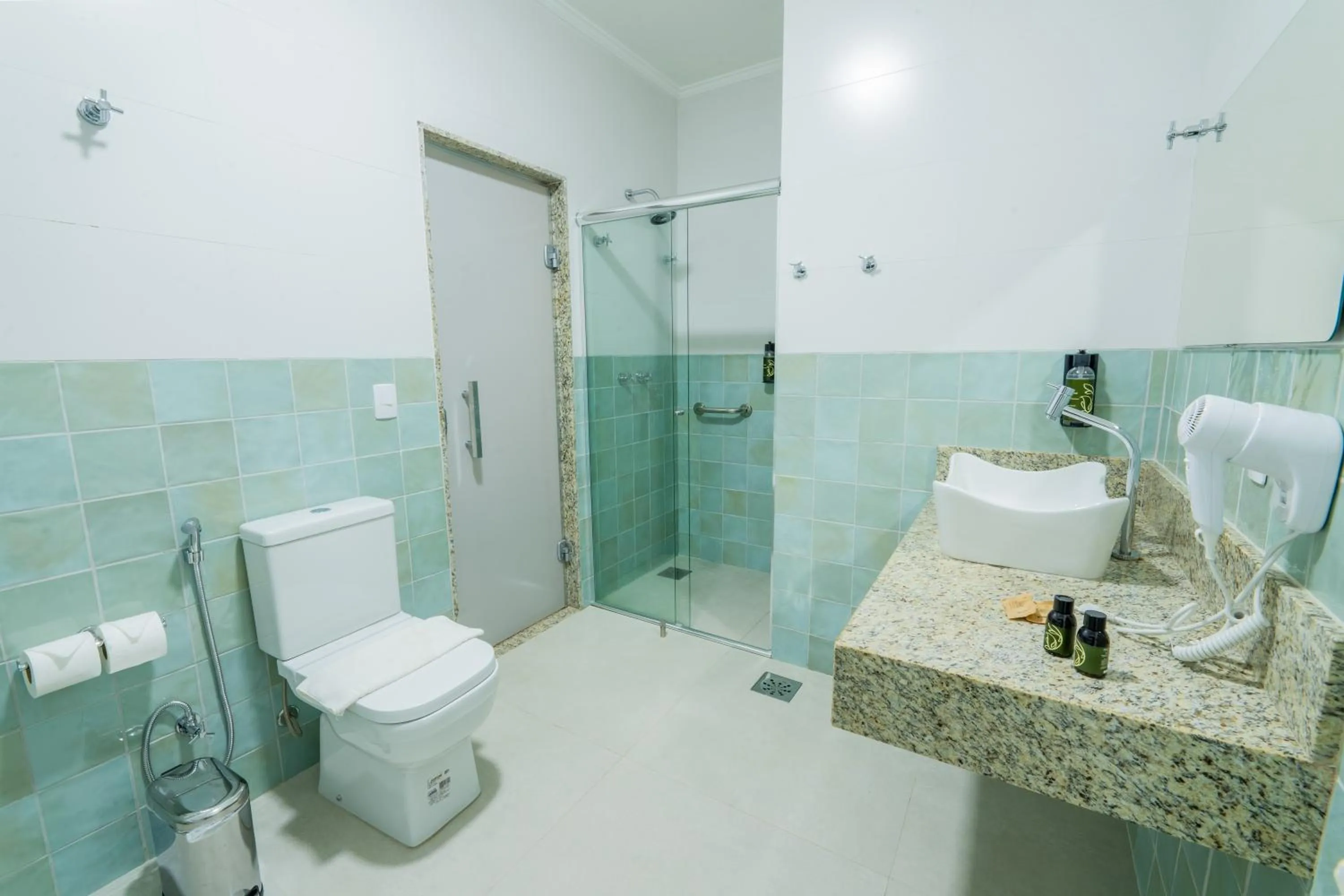 Shower in Pousada Cabore