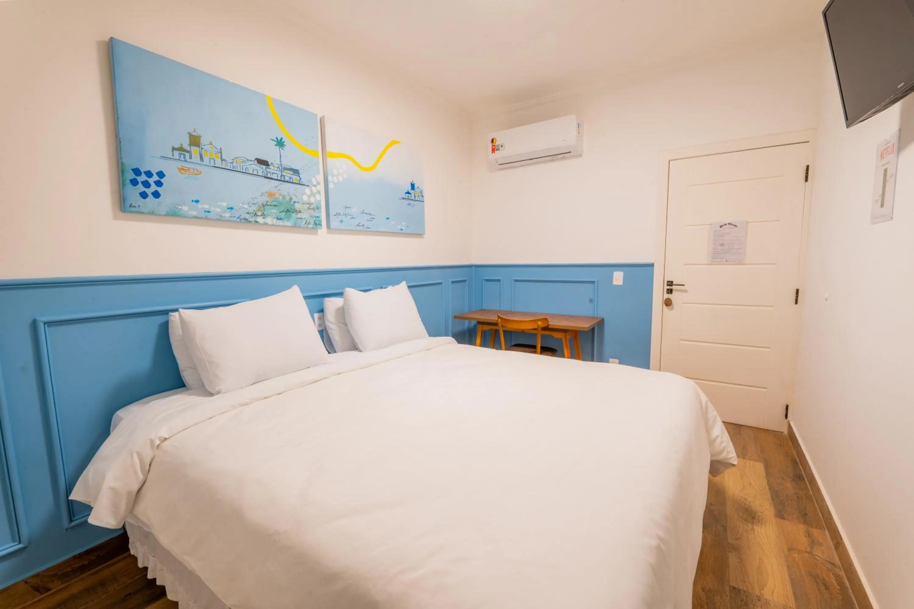 Bed in Pousada Cabore