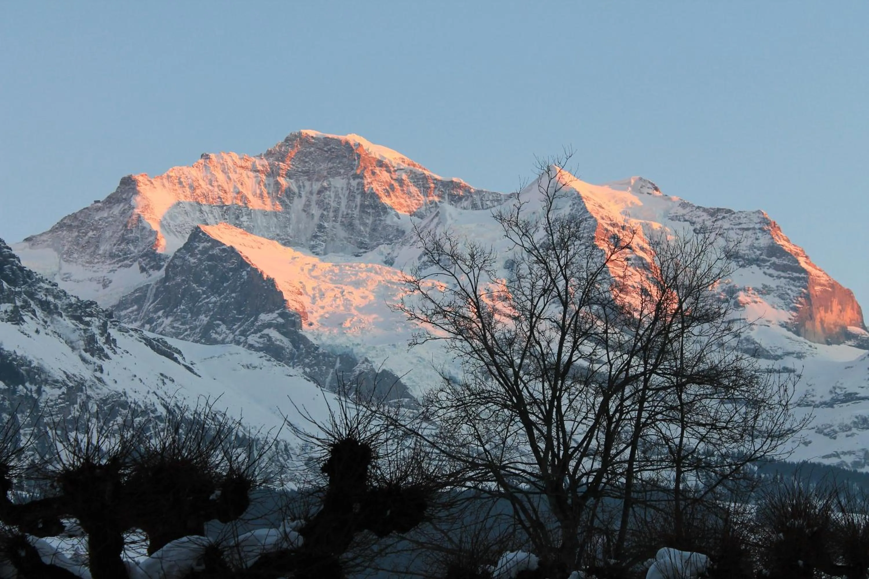 Winter in Swiss Lodge Hotel Bernerhof
