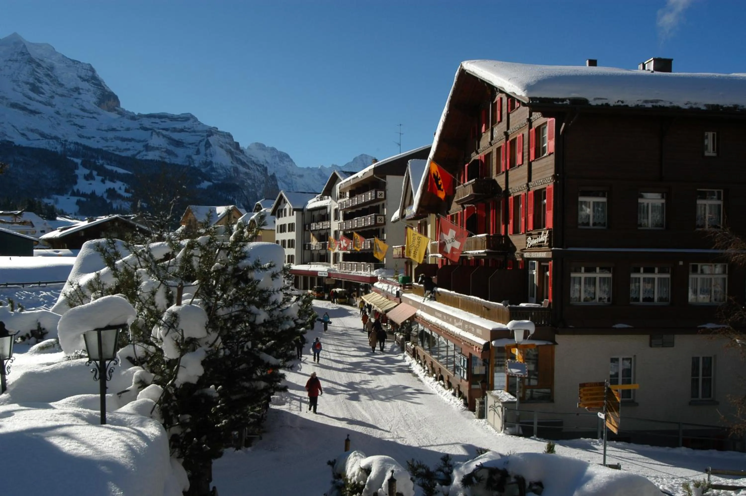 Facade/entrance in Swiss Lodge Hotel Bernerhof