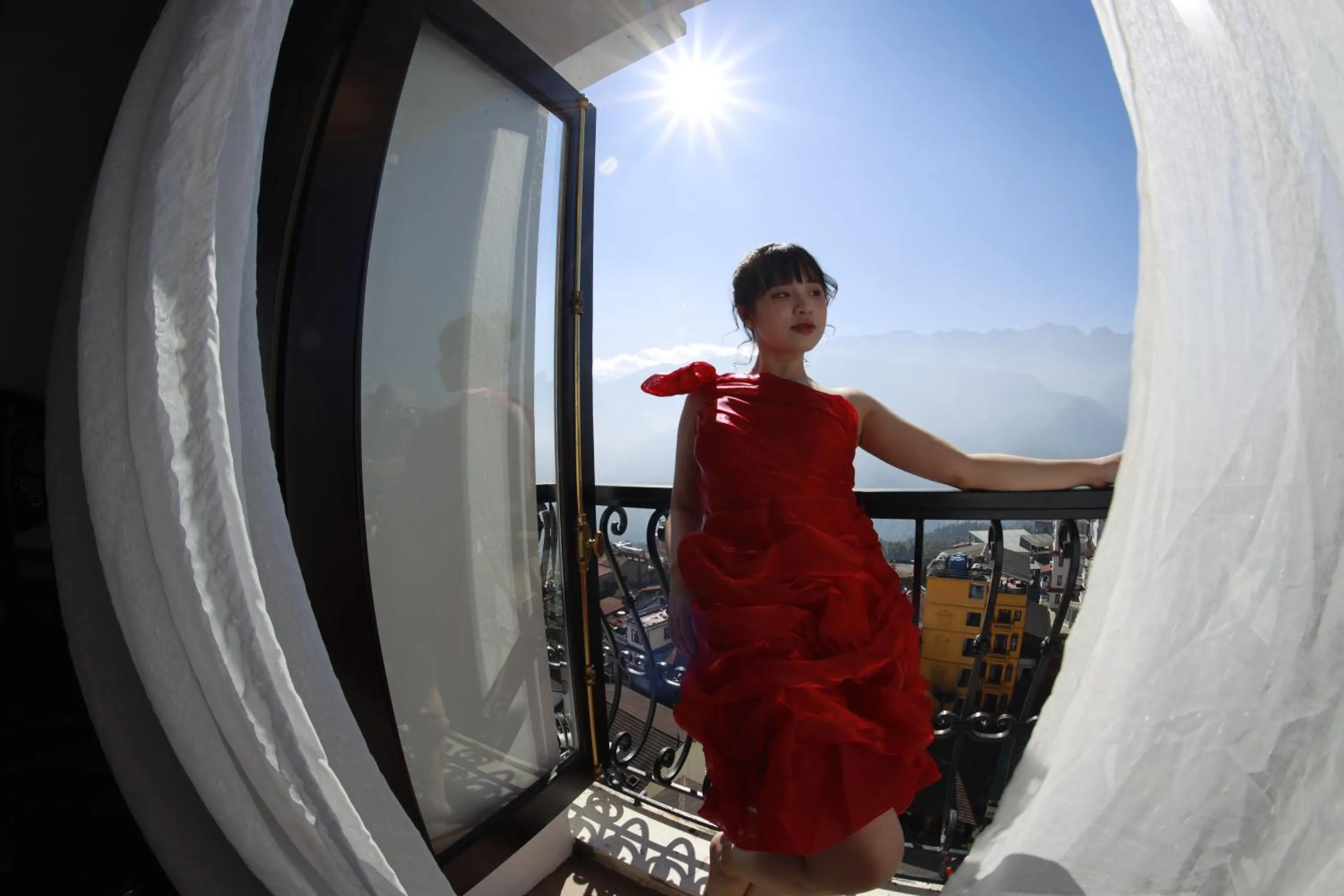 View (from property/room) in Delta Sapa Hotel - Old Quarter Center