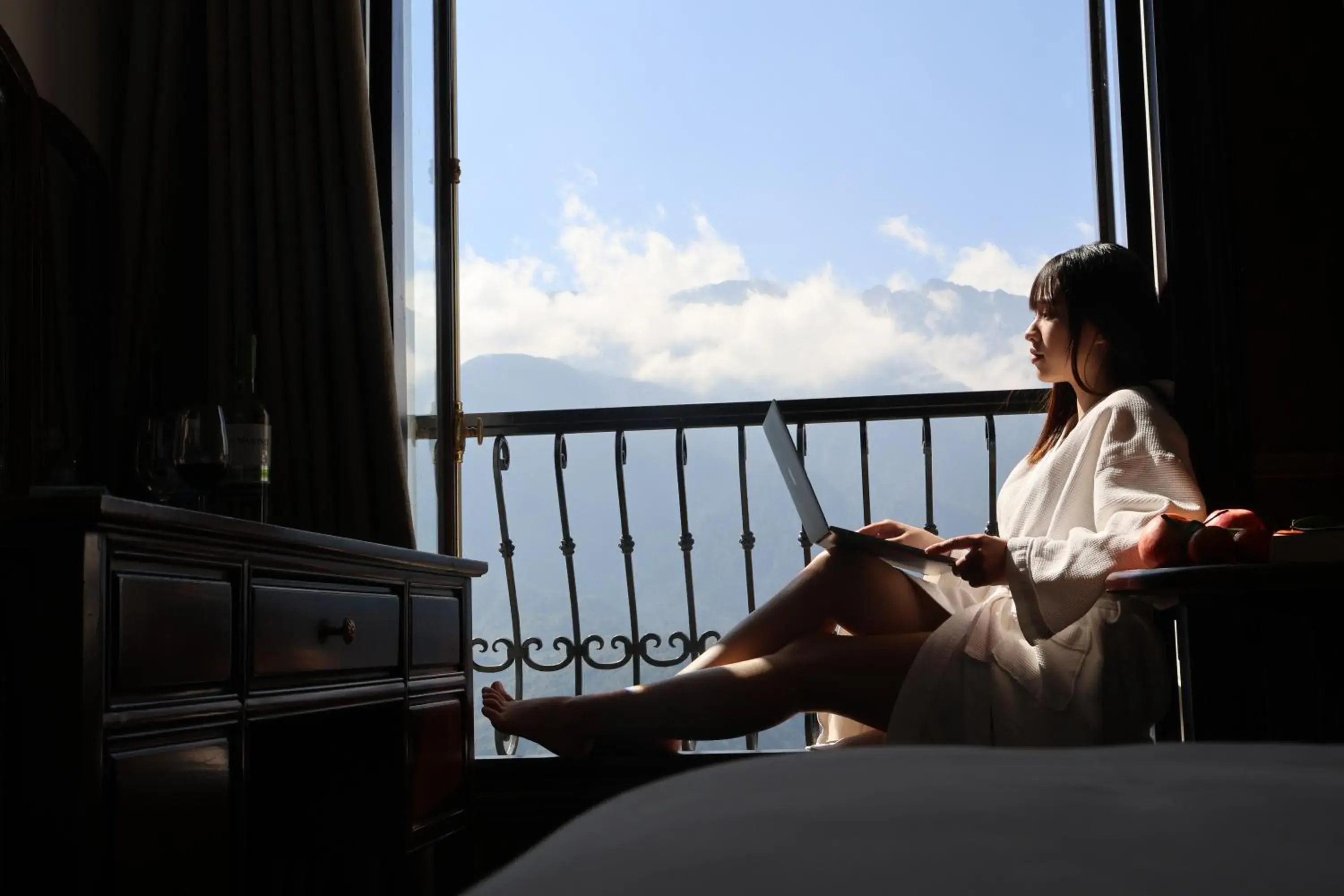 Deluxe Double or Twin Room with Mountain View in Delta Sapa Hotel Deluxe Double or Twin Room with Mountain View in Delta Sapa Hotel